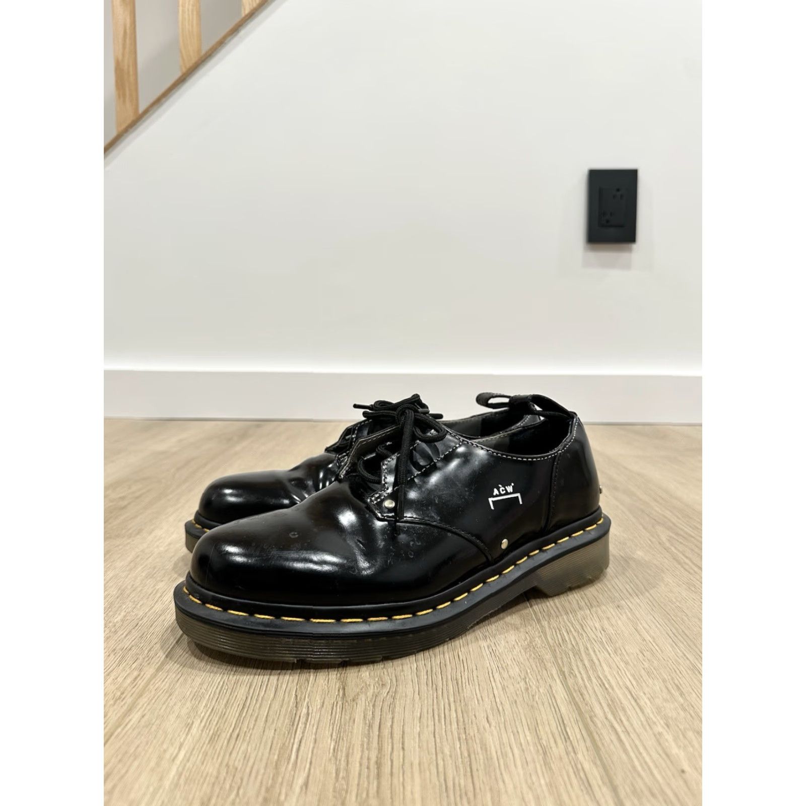 Dr. Martens VINTAGE Dr. Martens x AcW Collab Sneaker Unisex Adults UK6 US7 Black 39 7 Mens Womens Boys Girls Size US 7 / EU 40 - 2 Thumbnail