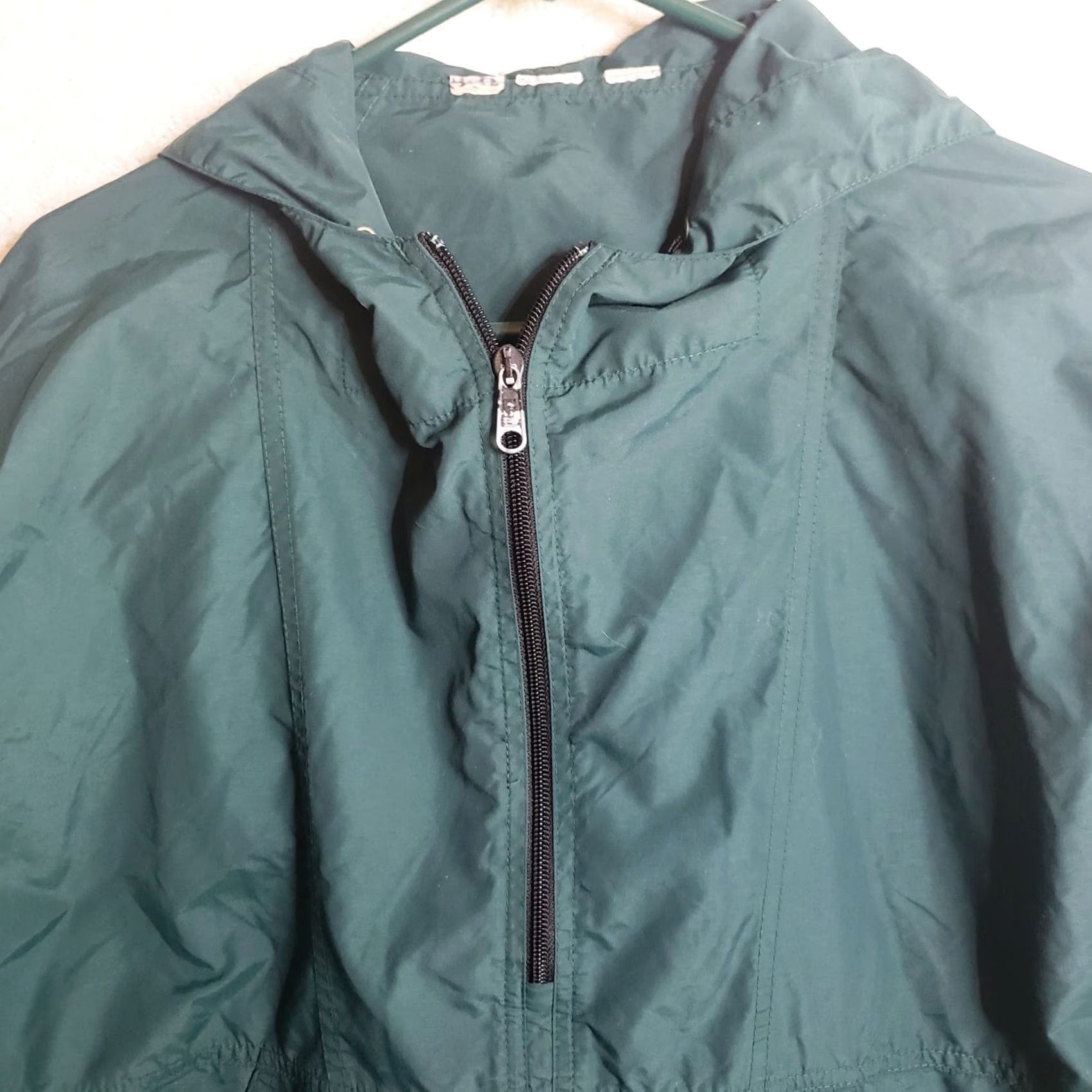 Vintage L.L. Bean Anorak Windbreaker Jacket Women's L Green Lightweight Packable Rain Coat Size L / US 10 / IT 46 - 6 Thumbnail