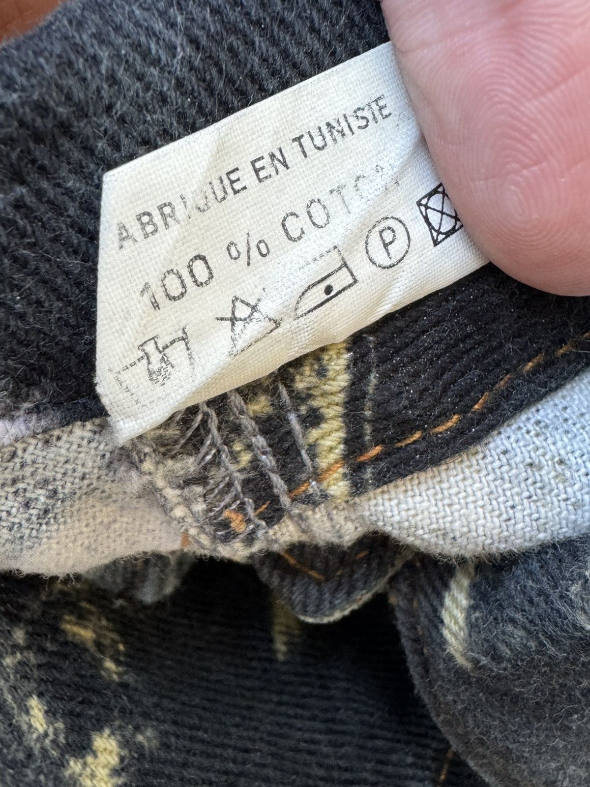 Jean Paul Gaultier Jean Paul Gaultier AW92 Face Print Jacquard Trucker Jacket Size US XL / EU 56 / 4 - 14 Thumbnail