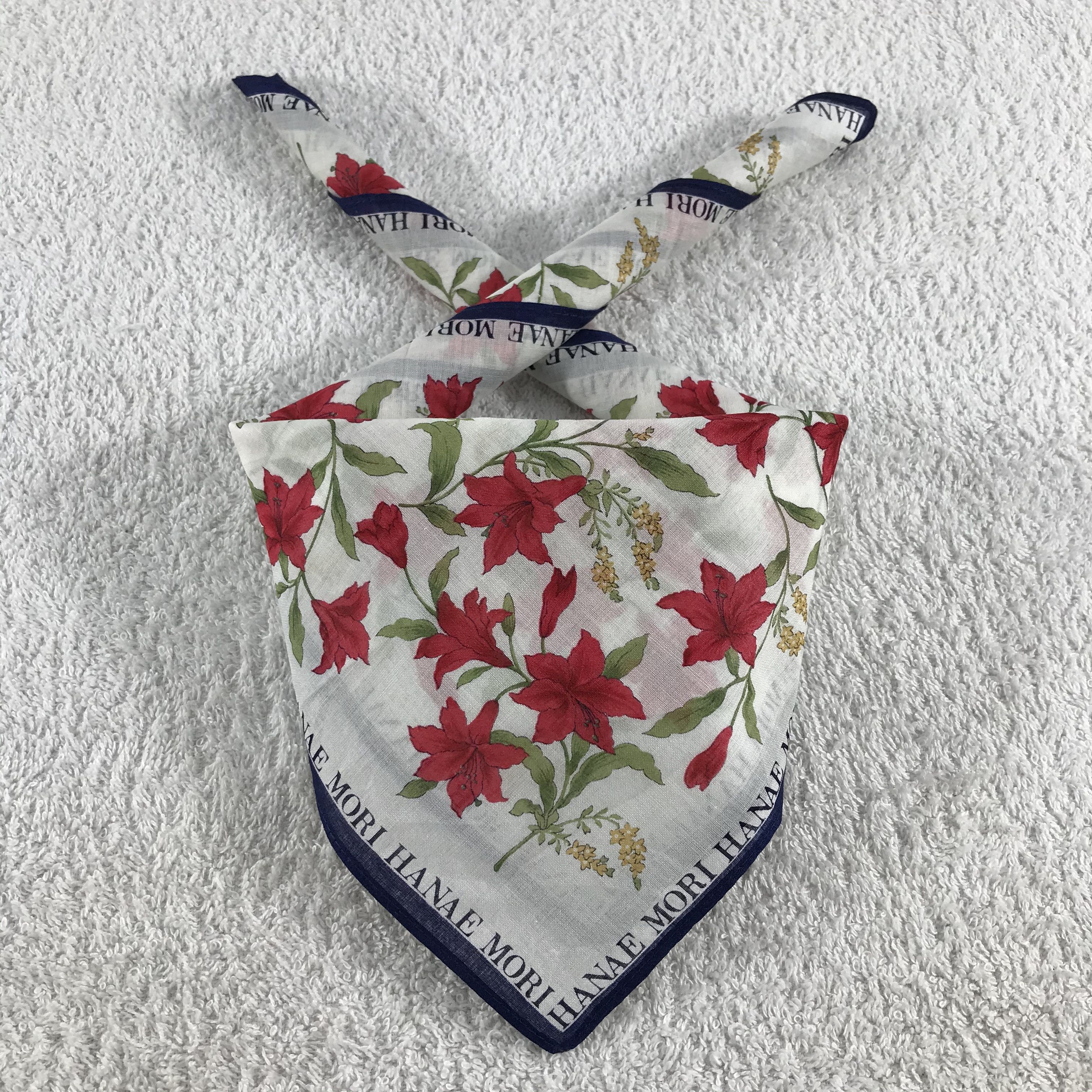 Hanae Mori × Vintage Hanae MoriBandana / Handkerchief / Neckerchief - S337 Size ONE SIZE - 3 Thumbnail