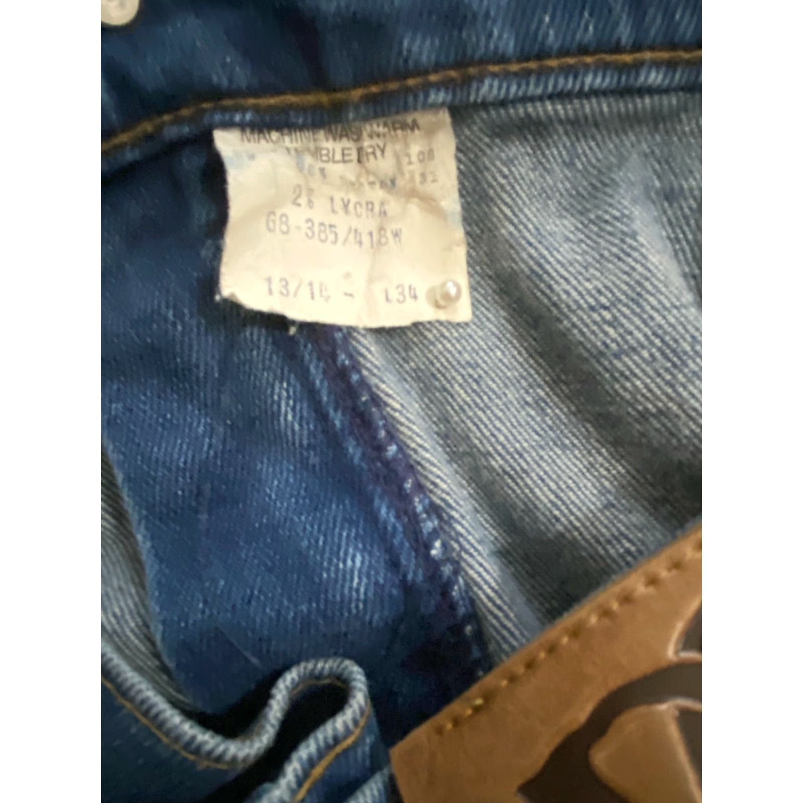 J Brand VINTAGE DEE CEE Boot Leg Denim Jeans Made in USA 13/14 34in length Women Blue Bootcut XS?? Size 34" / US 12 / IT 48 - 4 Thumbnail