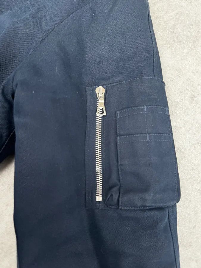 A.P.C. A.P.C. Navy Aviator Fur Hooded Bomber Jacket Size US M / EU 48-50 / 2 - 9 Thumbnail