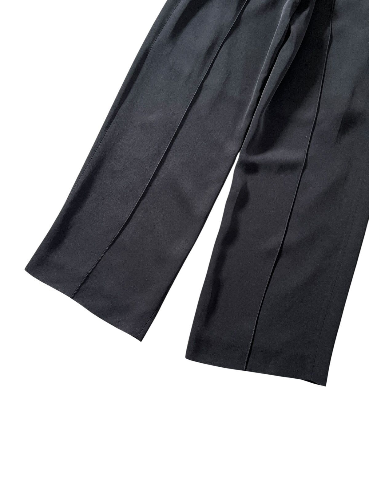 Marni Marni Satin Trimmed Crepe Wide Leg Pants Size 30" / US 8 / IT 44 - 8 Thumbnail