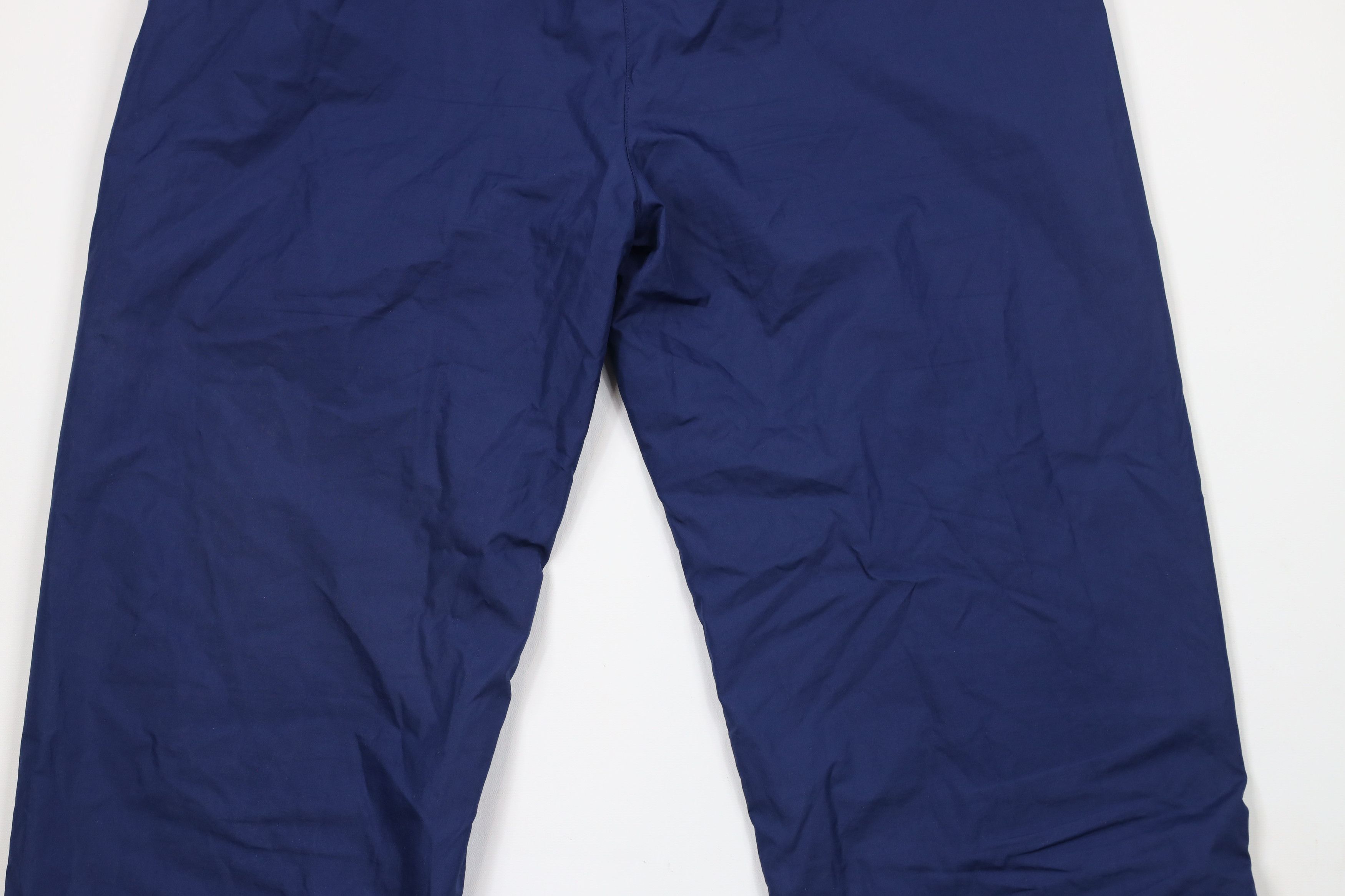 Adidas × Vintage Vintage Y2K 2003 Adidas Lined Flared Wide Leg Pants Blue Size 33" - 9 Thumbnail
