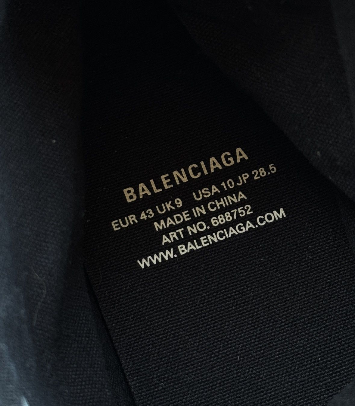 Balenciaga Balenciaga Paris Pierced High-Top Sneakers SS24 Size US 10 / EU 43 - 12 Thumbnail