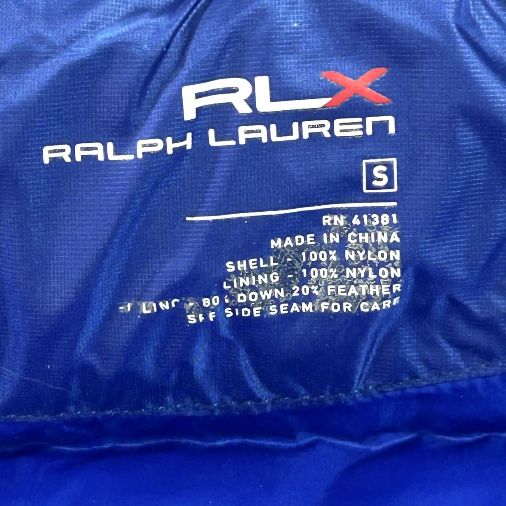 RLX Ralph Lauren RLX Ralph Lauren Vest Mens Small Blue Down Puffer Insulated Full Zip Outdoor Jacket/Coat Size US S / EU 44-46 / 1 - 4 Thumbnail