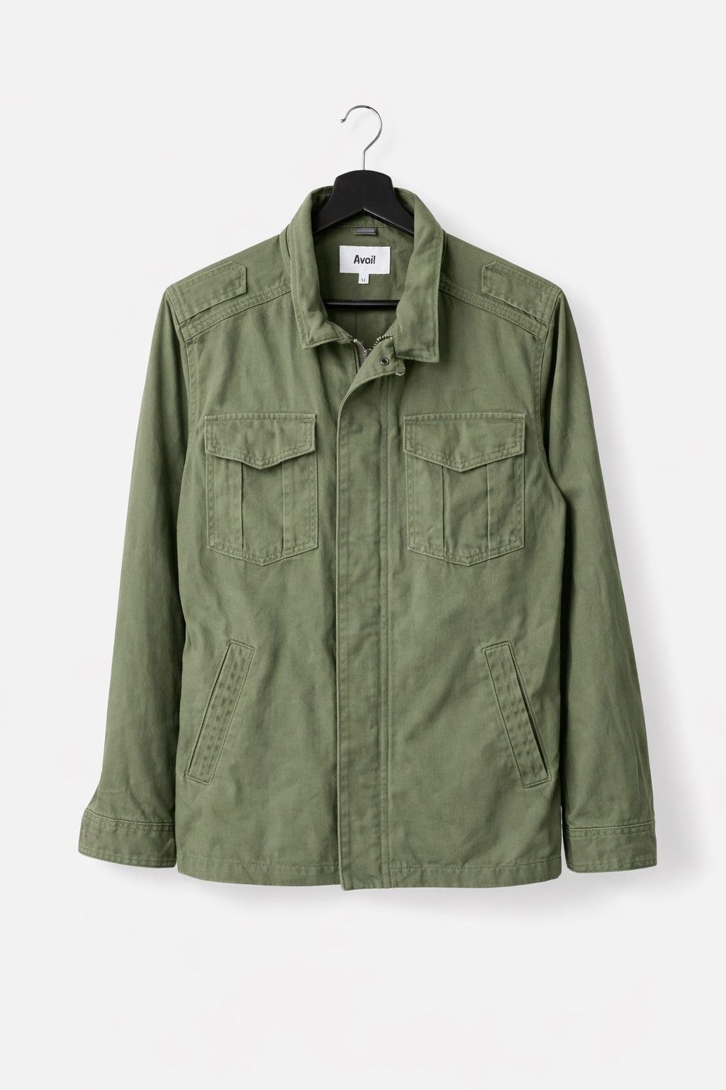 Japanese Brand Avail Olive Green Military Field Jacket | Utility Casual Size US M / EU 48-50 / 2 - 1 Thumbnail