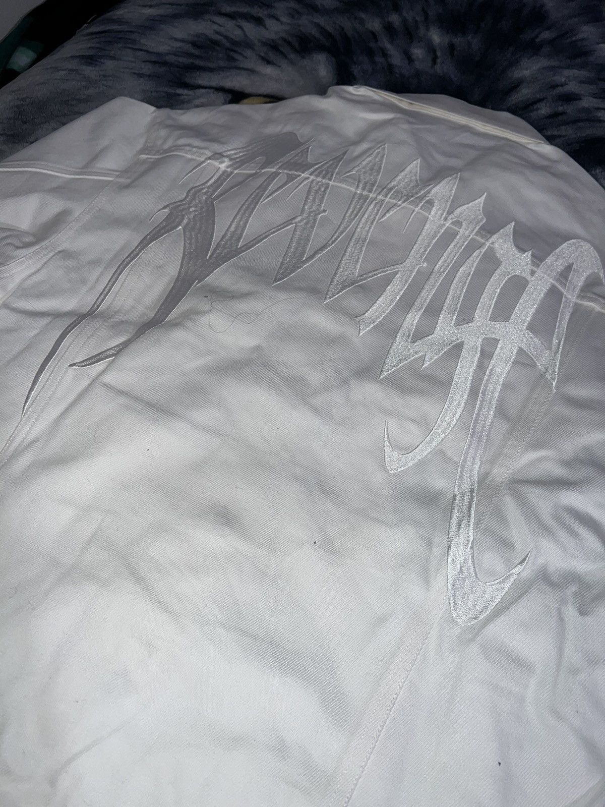 Revenge Revenge Embroidered Logo White Jacket Size US L / EU 52-54 / 3 - 1 Thumbnail