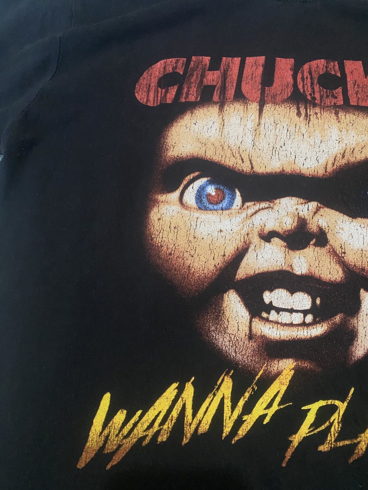 Expert Horror Chucky doll horror wanna play movie tee y2k Size US S / EU 44-46 / 1 - 4 Thumbnail