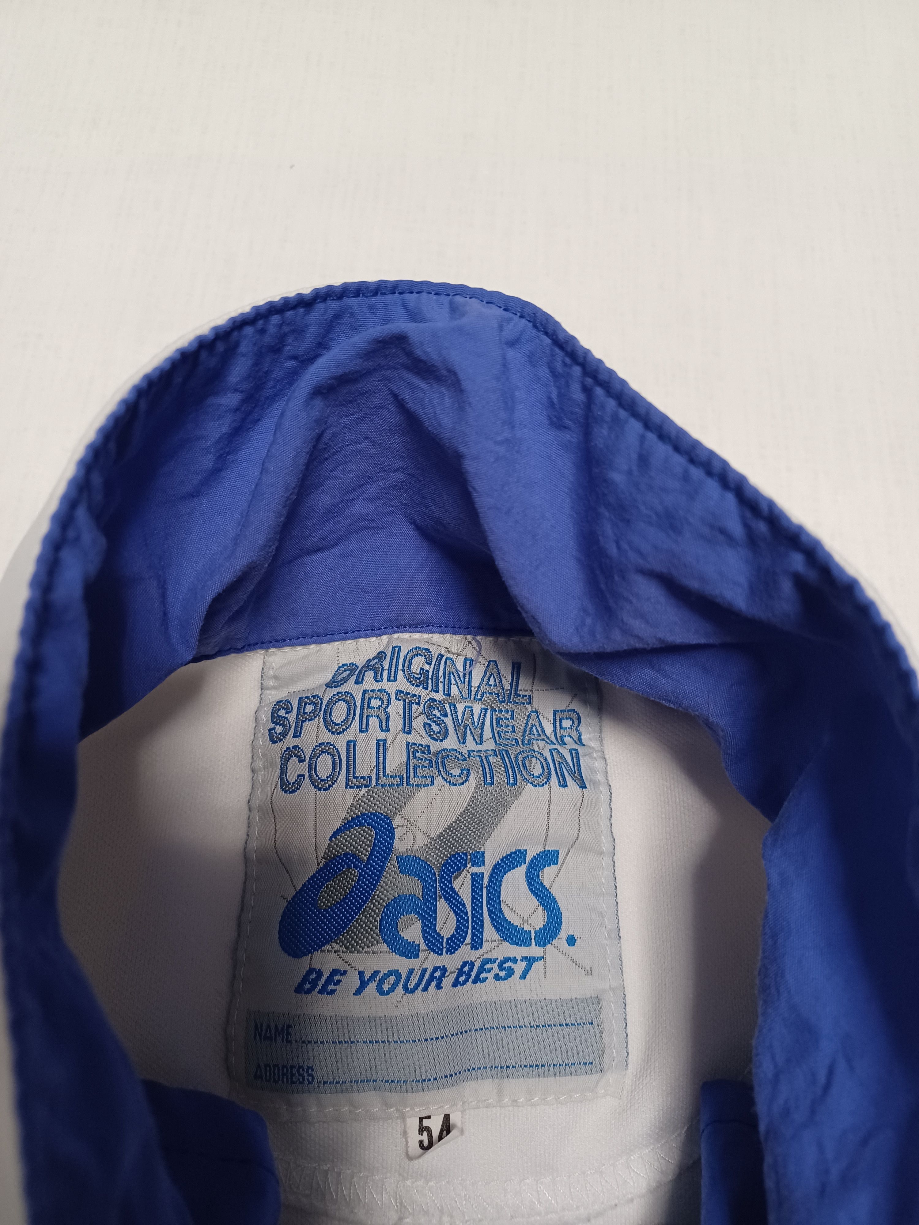 Asics Vintage 90s nylon ASICS tracking jacket lamps drill Size US L / EU 52-54 / 3 - 7 Thumbnail