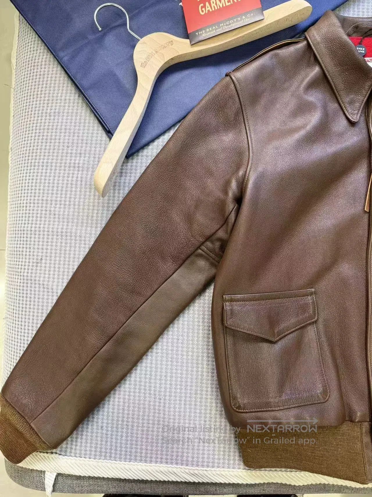 The Real McCoy's Real McCoy A2 Sheepskin Jacket. Size US XXS / EU 40 - 4 Thumbnail