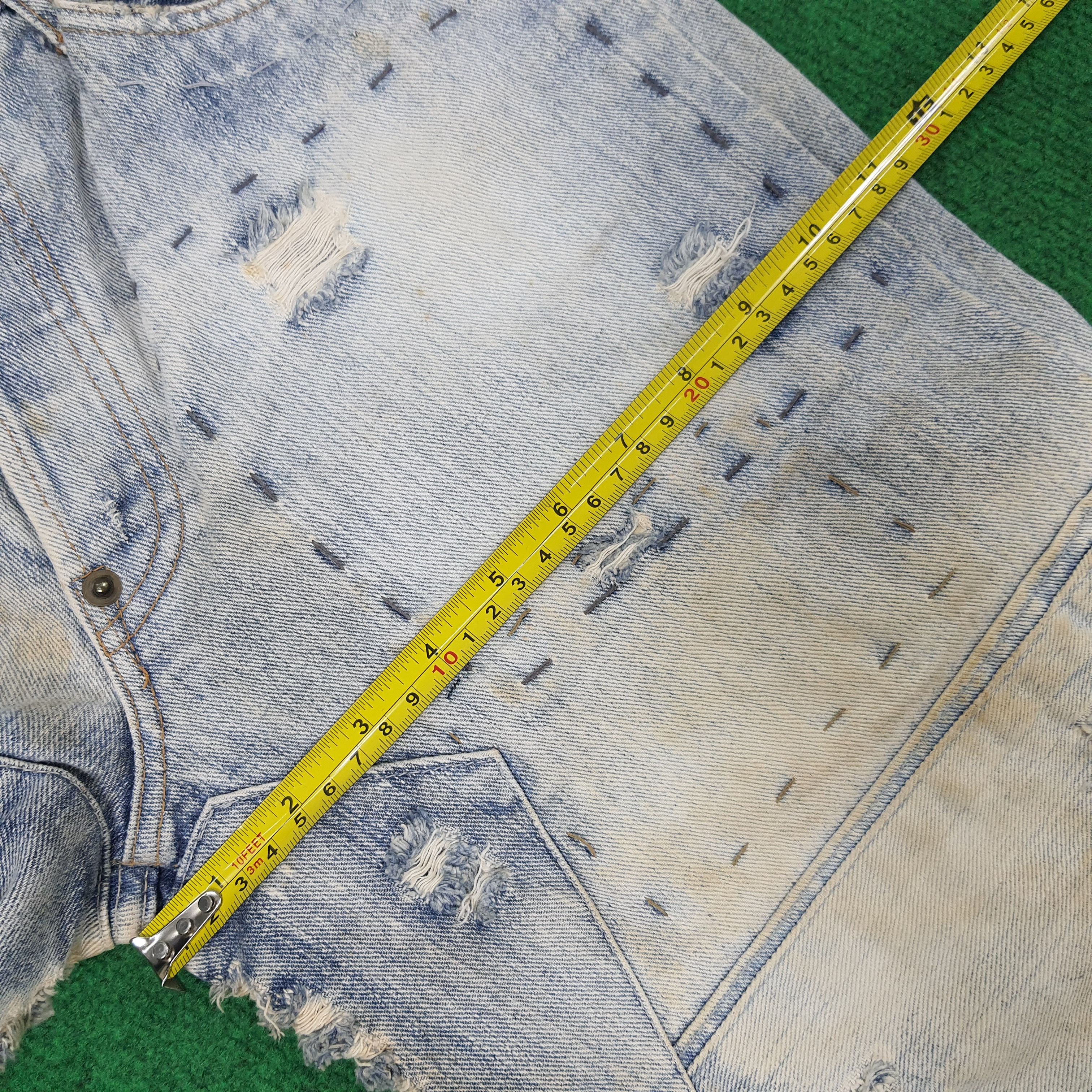 Designer × Satisfy × Vintage Vintage Satisfy Denim Rework Style Jeans Size US 30 / EU 46 - 14 Thumbnail