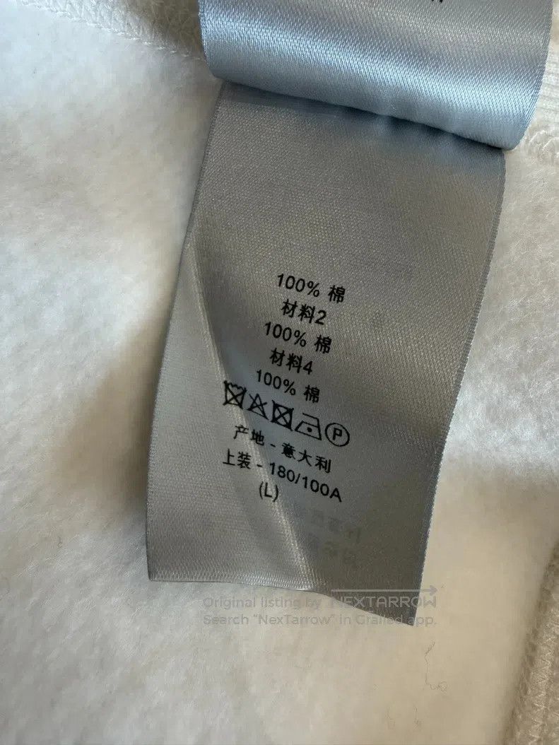 Dior Dior White towel hooded sweatshirt Size US L / EU 52-54 / 3 - 5 Thumbnail