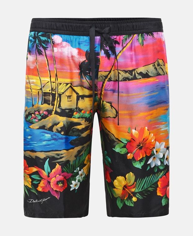 Dolce & Gabbana Silk shorts Size US 32 / EU 48 - 1 Thumbnail