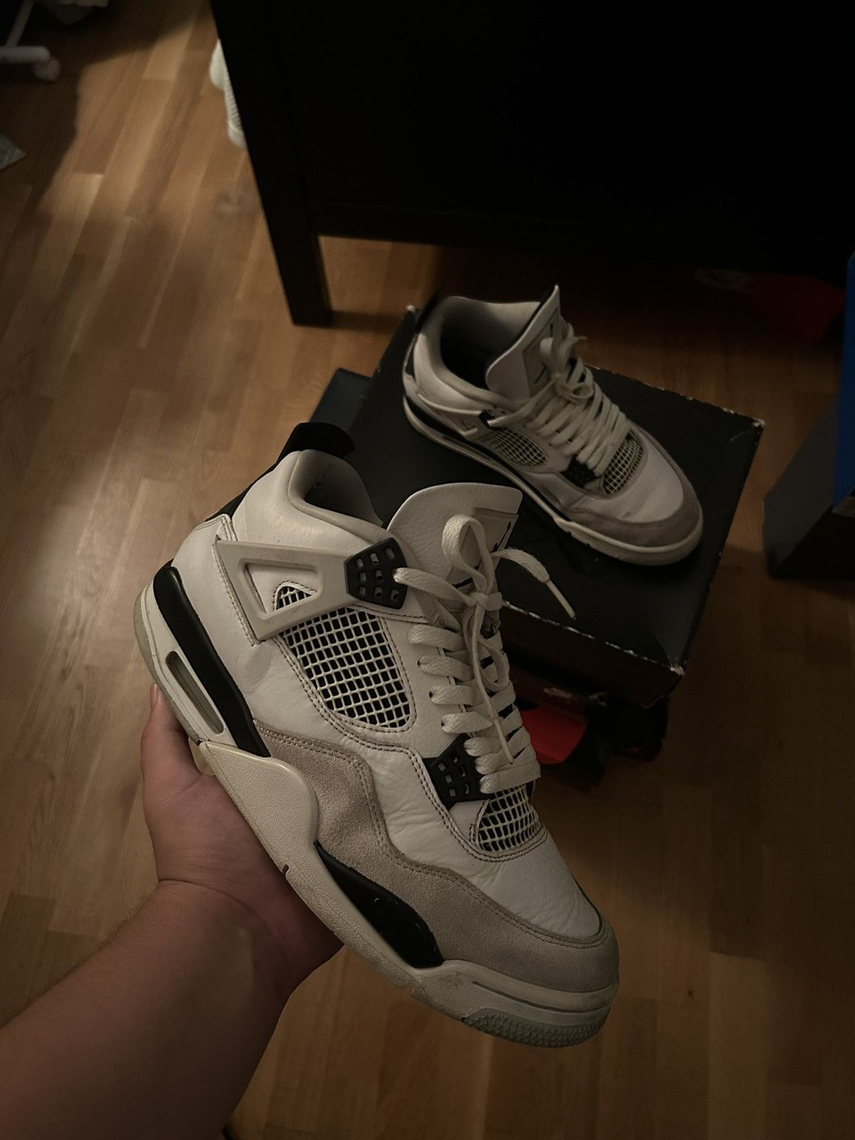 Jordan Brand Jordan 4 Military Black Size 10.5 Size US 10.5 / EU 43-44 - 7 Thumbnail