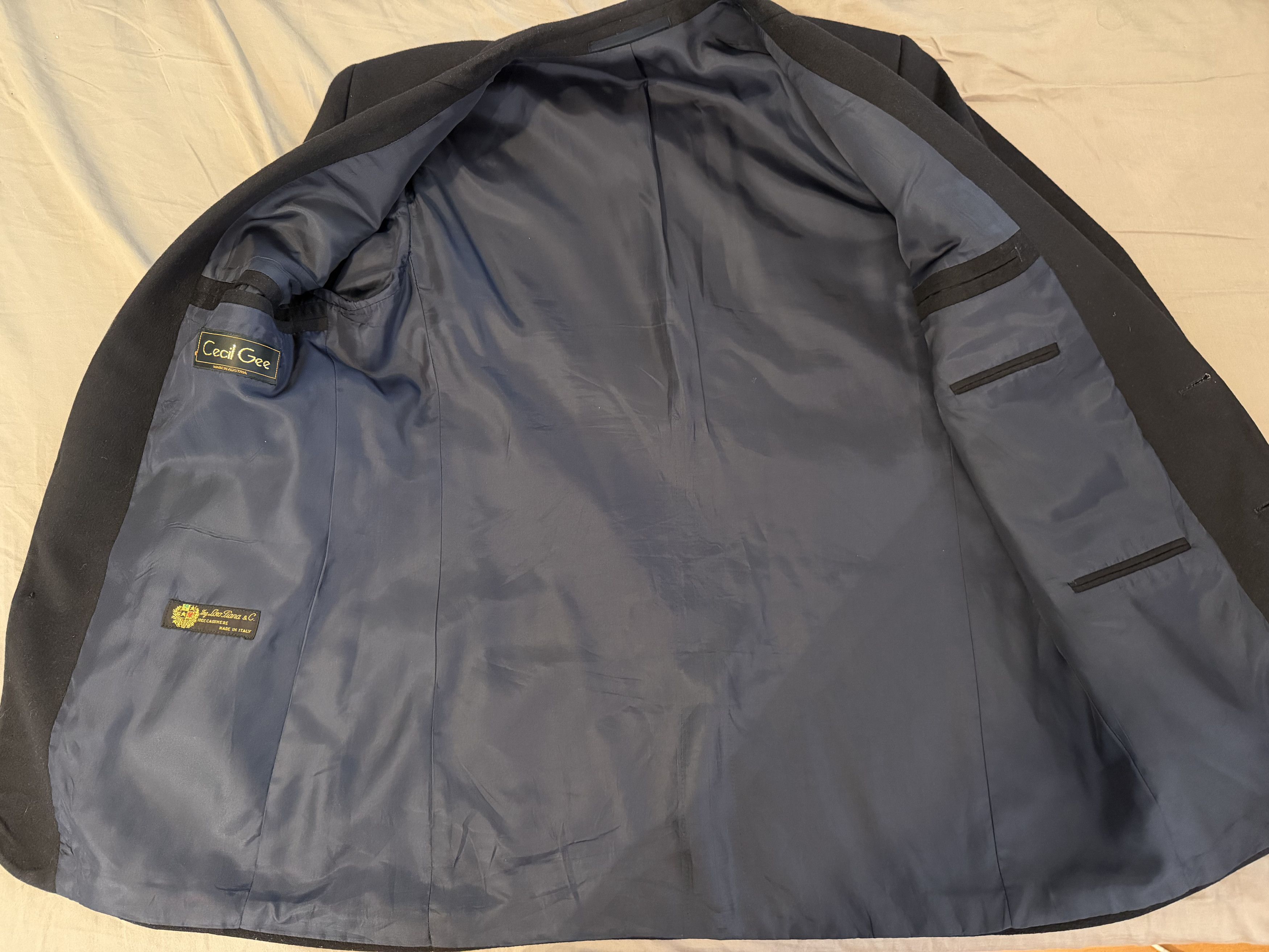 Loro Piana Ing Loro Piana (Cecil Gee) 100% Cashmere Blazer Size 40S - 6 Thumbnail