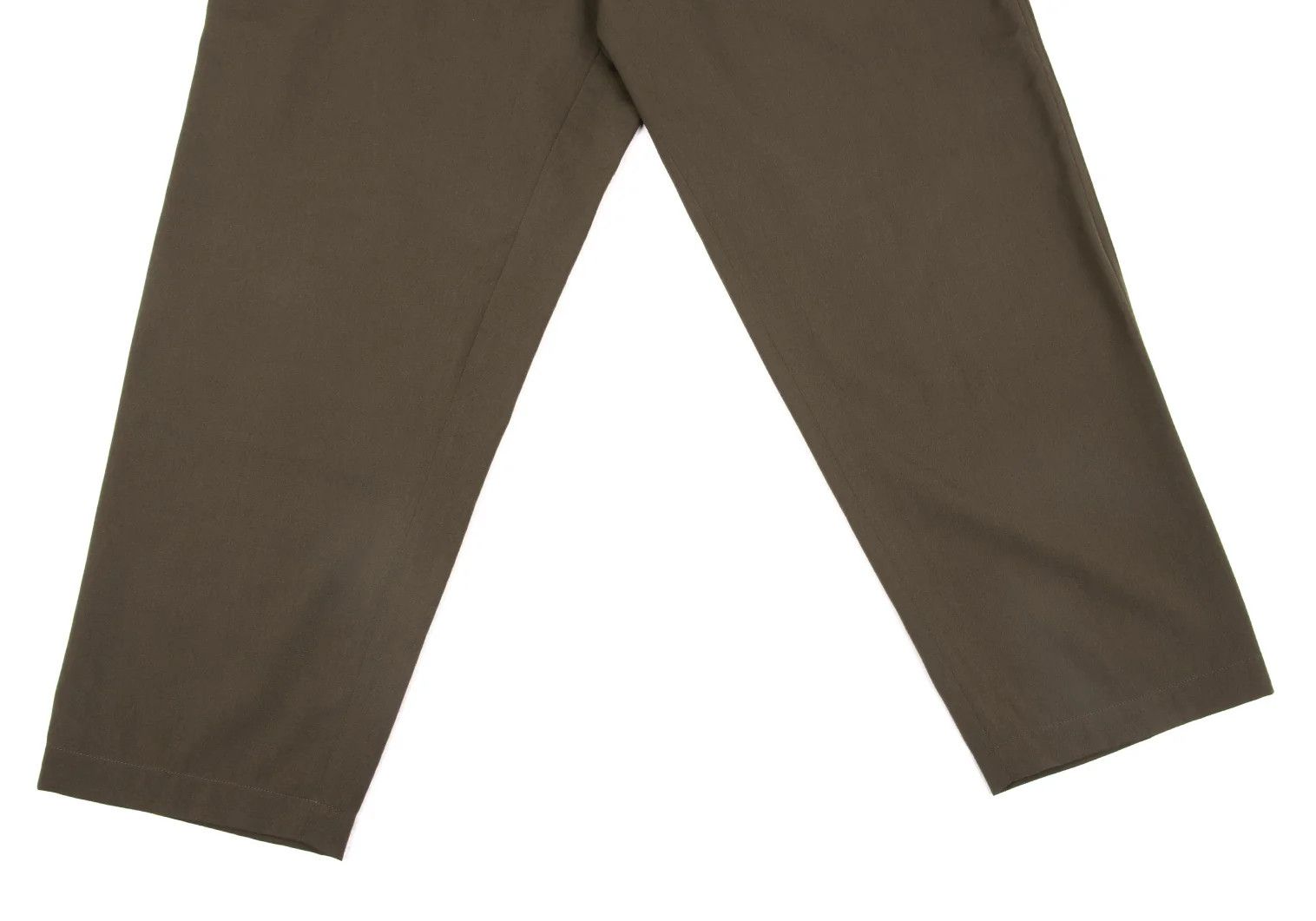 Yohji Yamamoto Wool Wide Pants Khaki