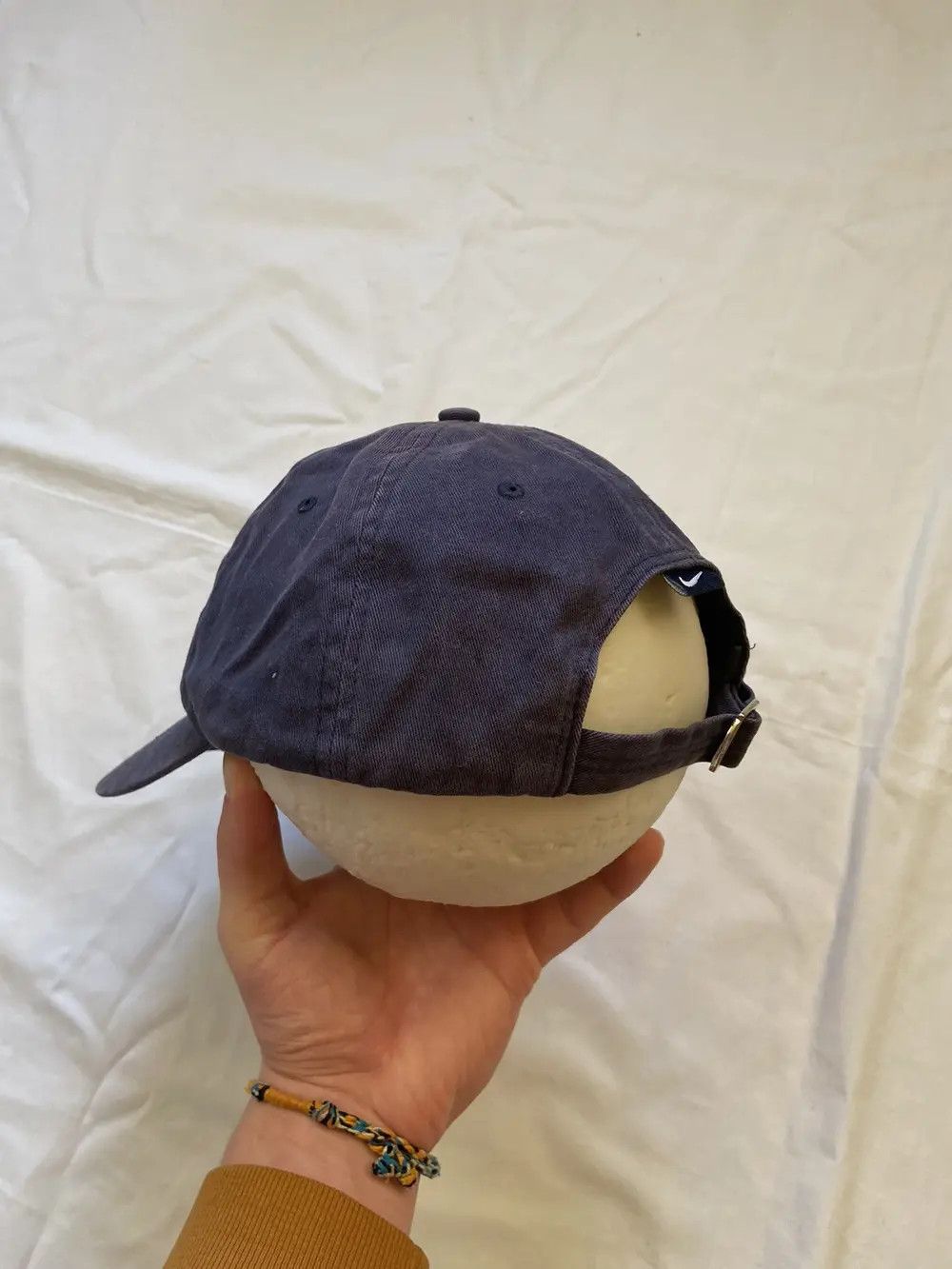 Nike 🦍VINTAGE 90s Y2K DISTRESSED NIKE DRILL FADED CAP HAT SWOOSH Size ONE SIZE - 5 Thumbnail