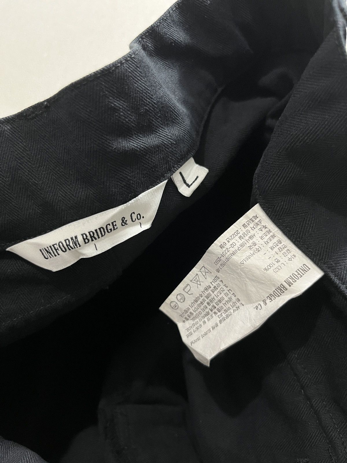 Uniform Bridge Uniform Bridge HBT P44 Pants Black (Monkey Pants) Size US 34 / EU 50 - 6 Thumbnail