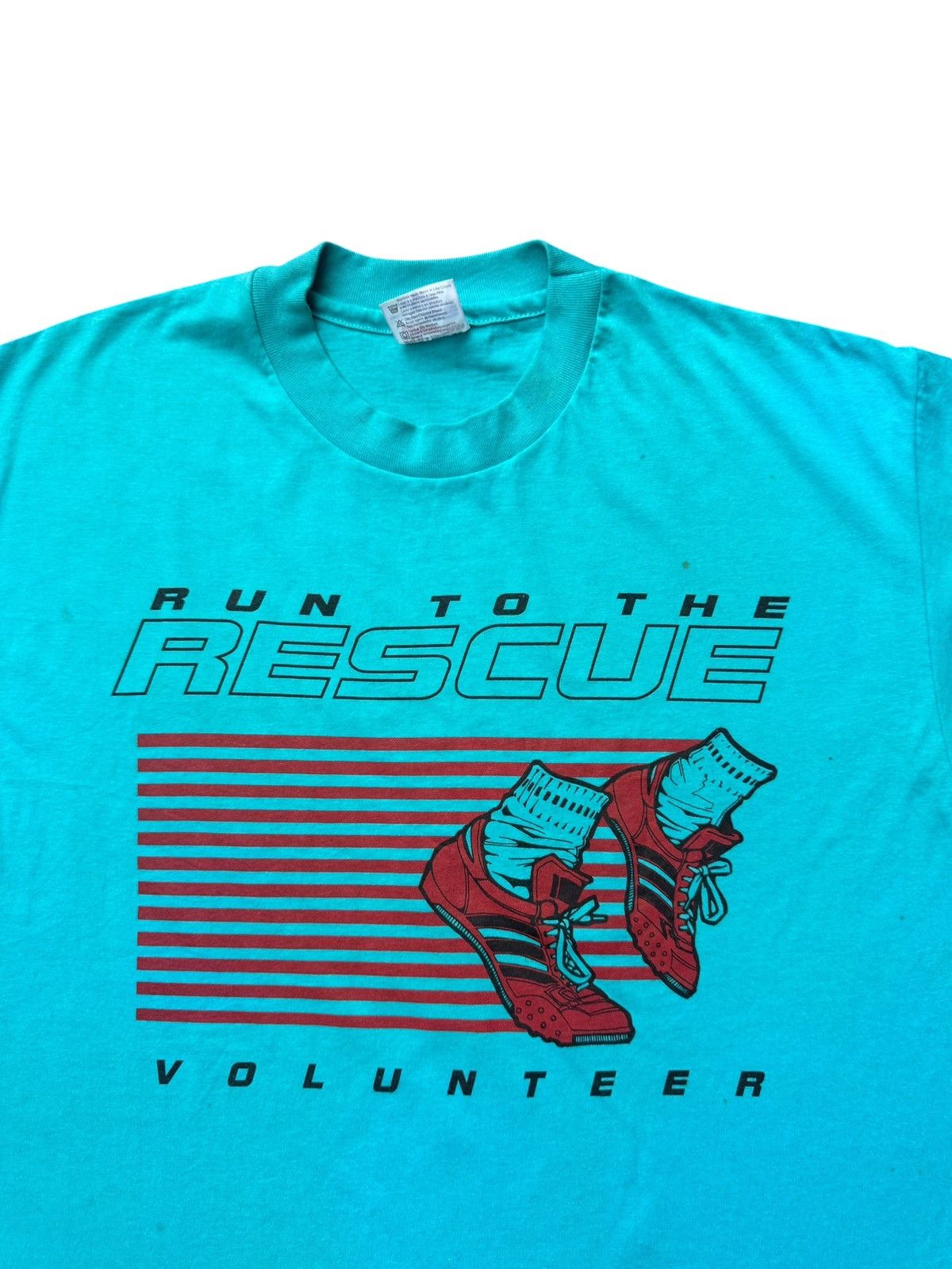 Vintage Vintage Run To The Rescue Volunteer Size US L / EU 52-54 / 3 - 3 Thumbnail