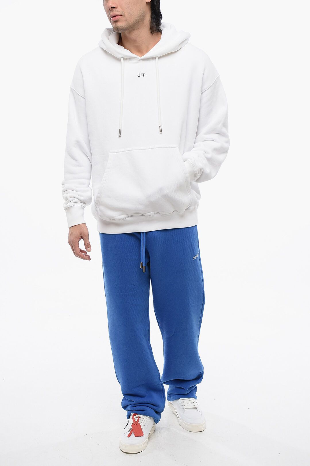 Off-White og1mm1025 Brushed Cotton Off Hoodie in White Size US S / EU 44-46 / 1 - 4 Thumbnail