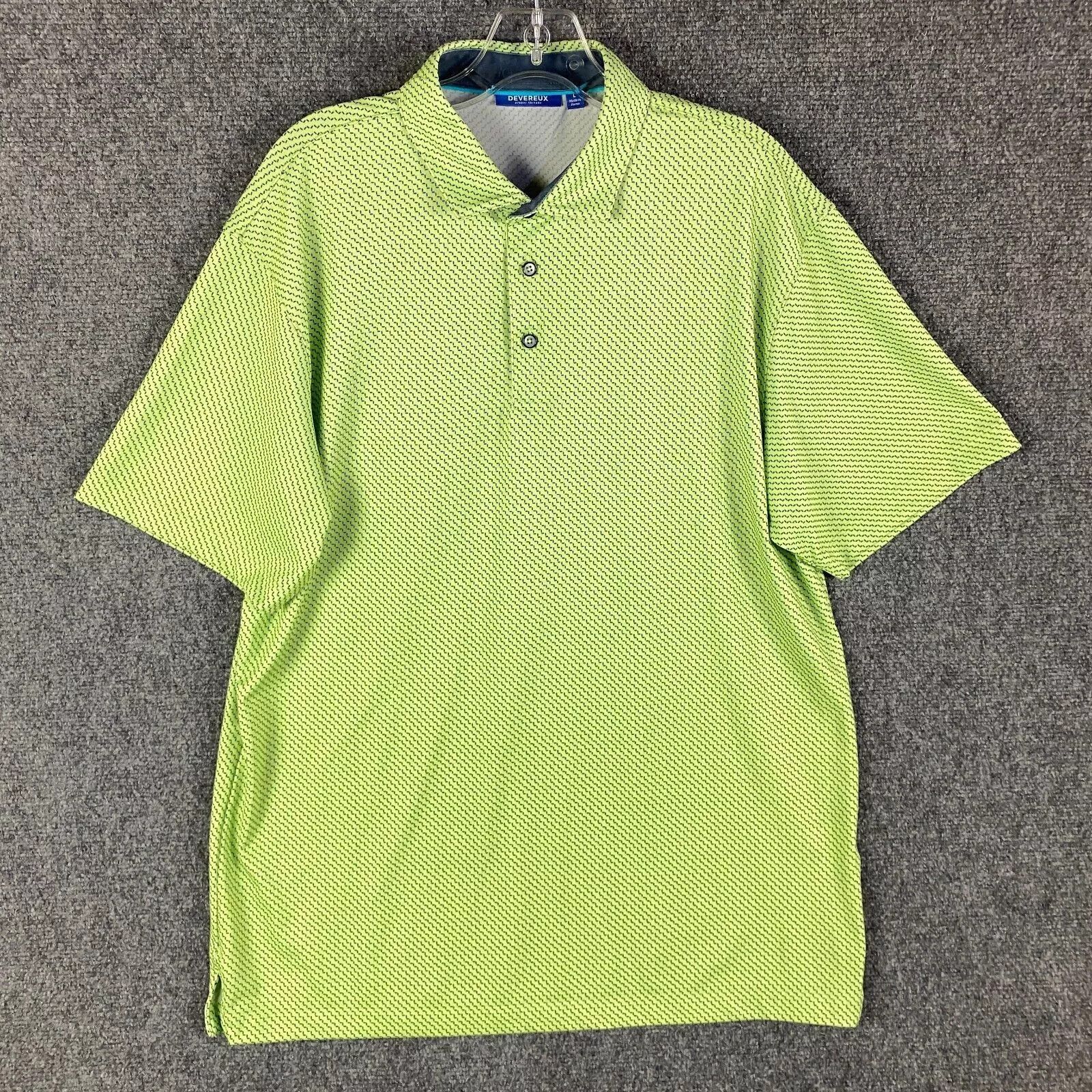 Other Devereux Golf Polo Shirt Men's Large Green Polyester Blend Size US L / EU 52-54 / 3 - 1 Thumbnail