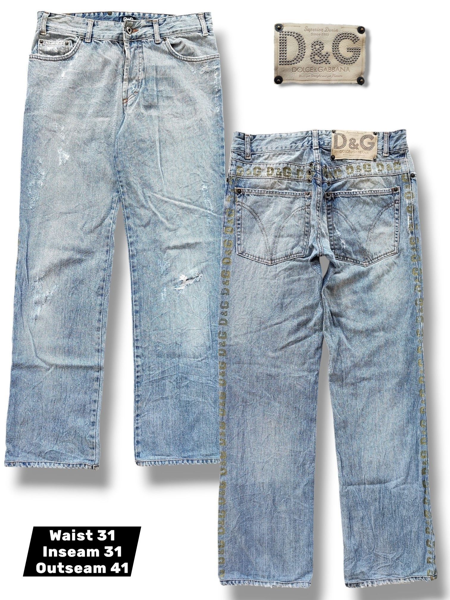 Dolce & Gabbana × Vintage Rare Vintage D&G Big Logo Dolce&Gabbana