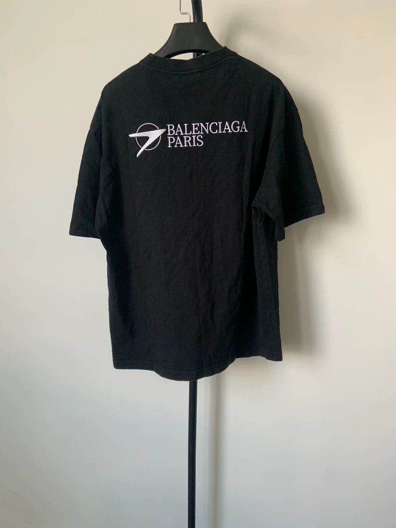 Balenciaga Balenciaga Letter Print Round Neck Short Sleeve T-Shirt Un Size US S / EU 44-46 / 1 - 2 Thumbnail