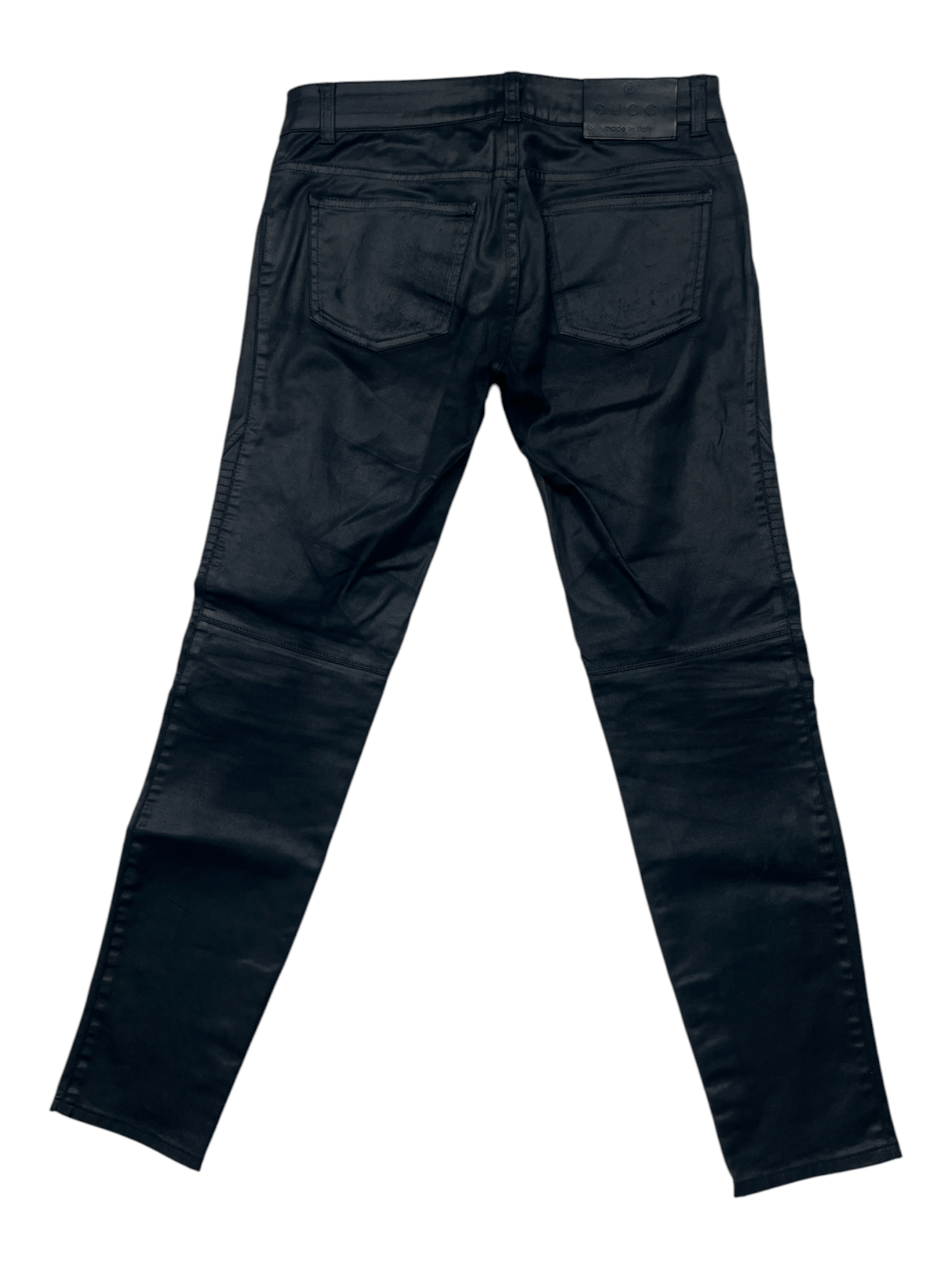 Gucci Gucci Black Biker Pants Size 26" / US 2 / IT 38 - 2 Thumbnail