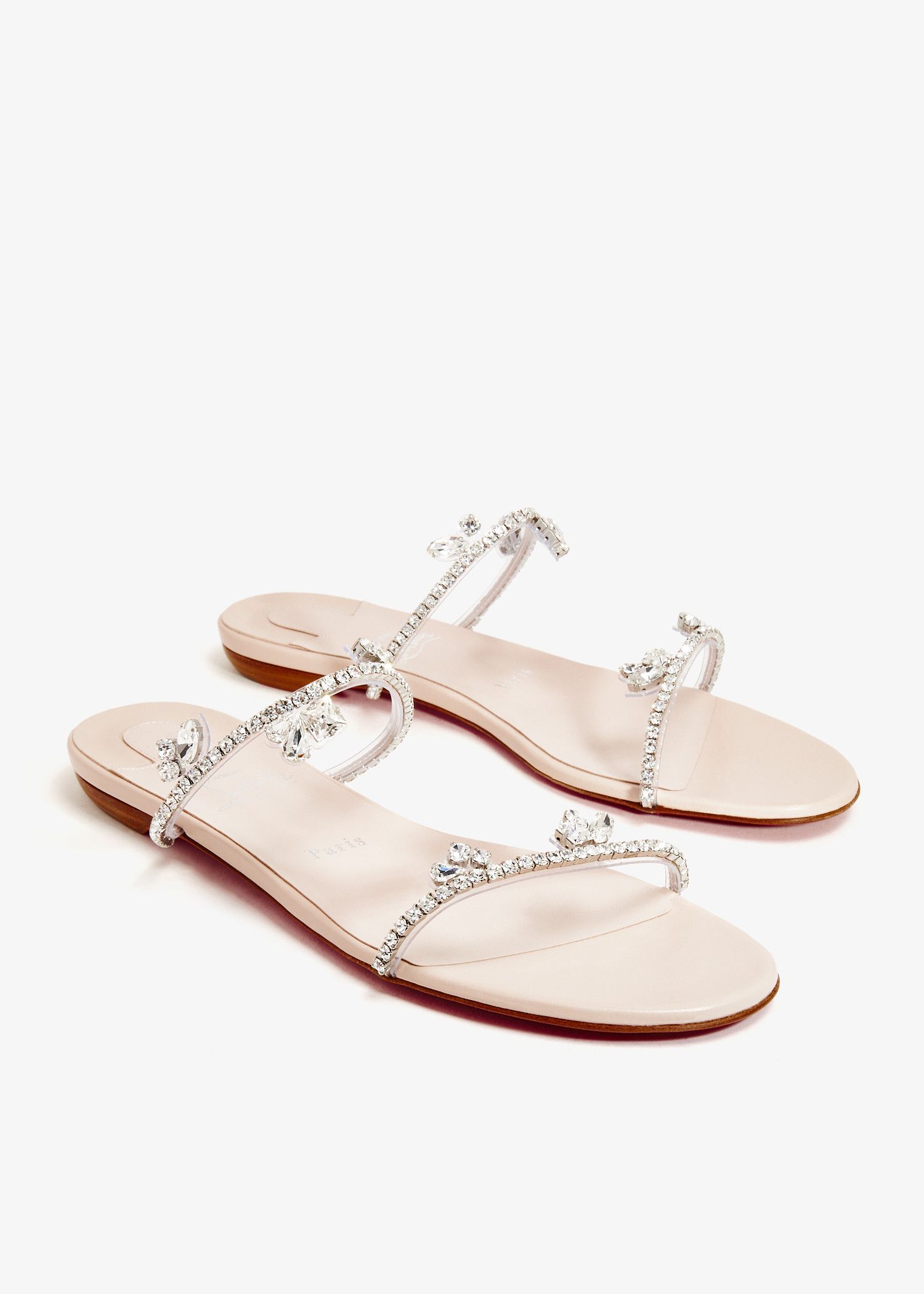 Christian Louboutin o1w1db10325 Flats in Pink Size US 12 / IT 42 - 5 Thumbnail