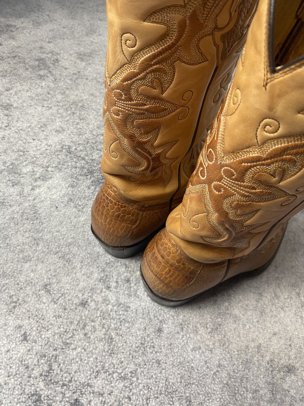 Designer × Vintage Western cowboy boots Size US 9.5 / EU 42-43 - 4 Thumbnail