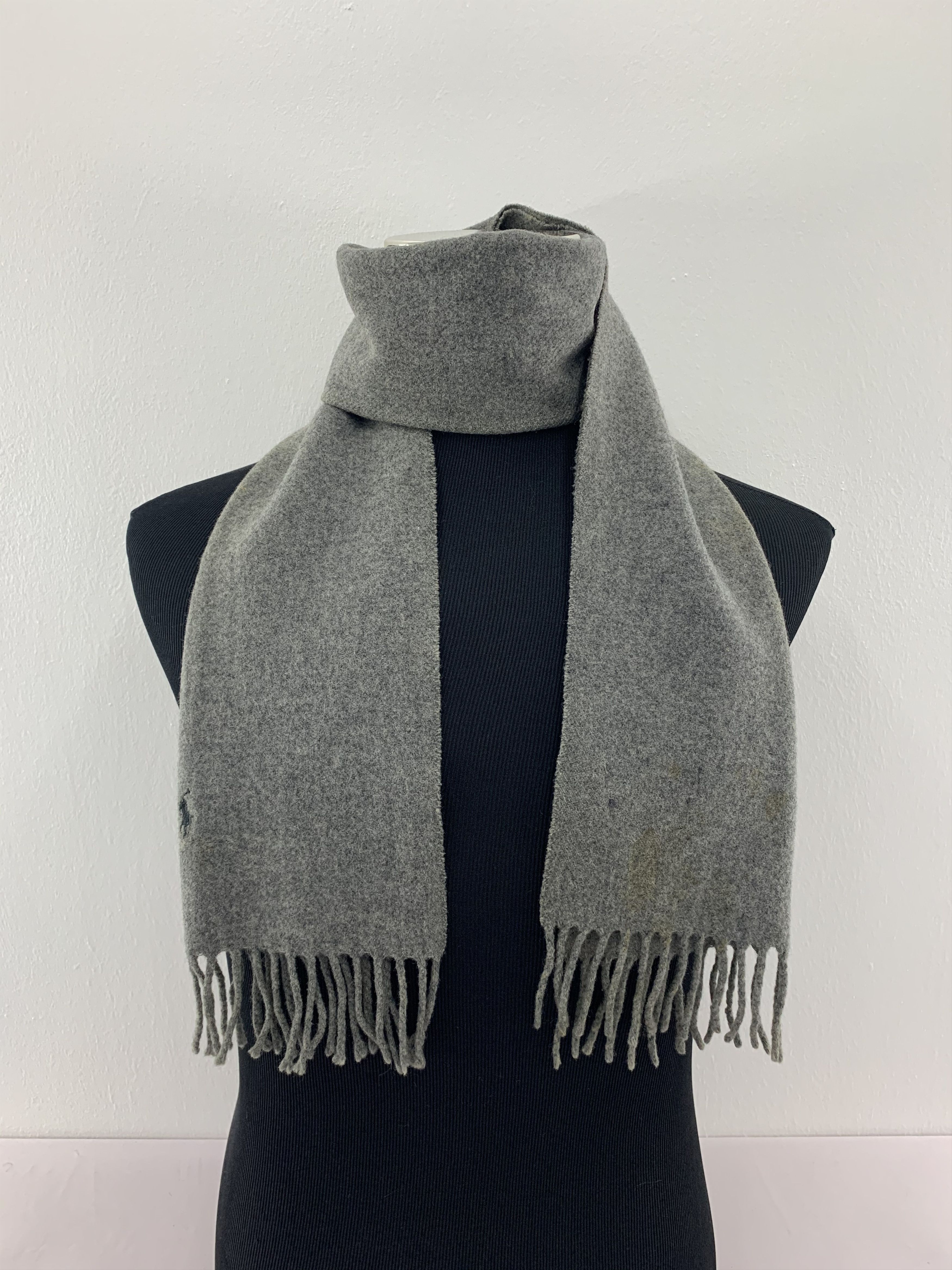 Polo Ralph Lauren Polo Ralph Lauren Scarf Wool Muffler Neck Wrap BL4254 Size ONE SIZE - 1 Thumbnail
