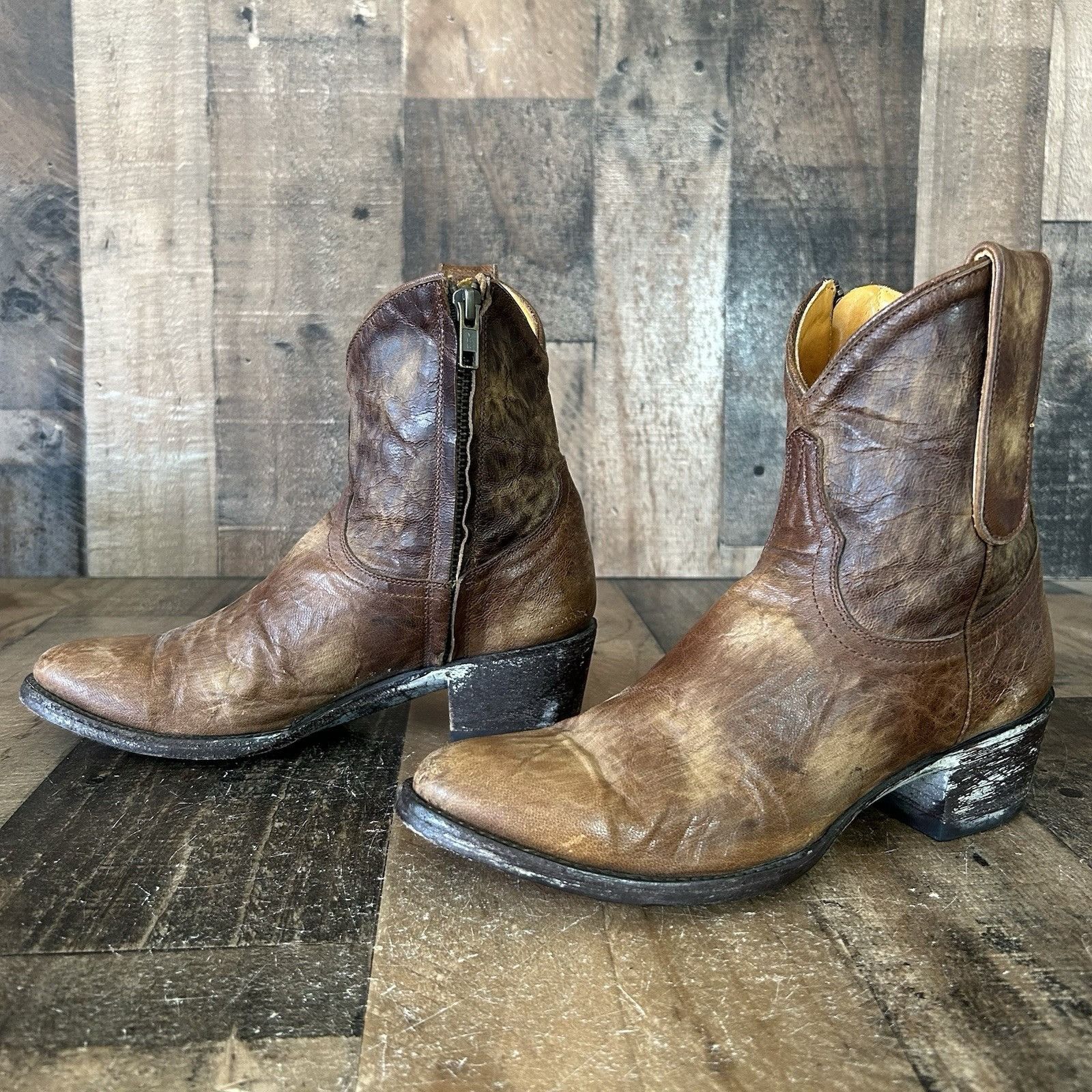 Old Gringo Old Gringo Side Zip Round Toe Cowboy Boots Womens 5.5 B Size US 5.5 / IT 35.5 - 10 Thumbnail