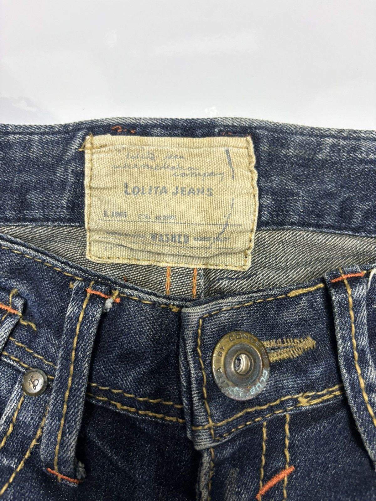 Japanese Brand 🔥Vintage Lolita Punk Skinny Jeans Washed Distressed Denim Size 27" / US 4 / IT 40 - 9 Thumbnail