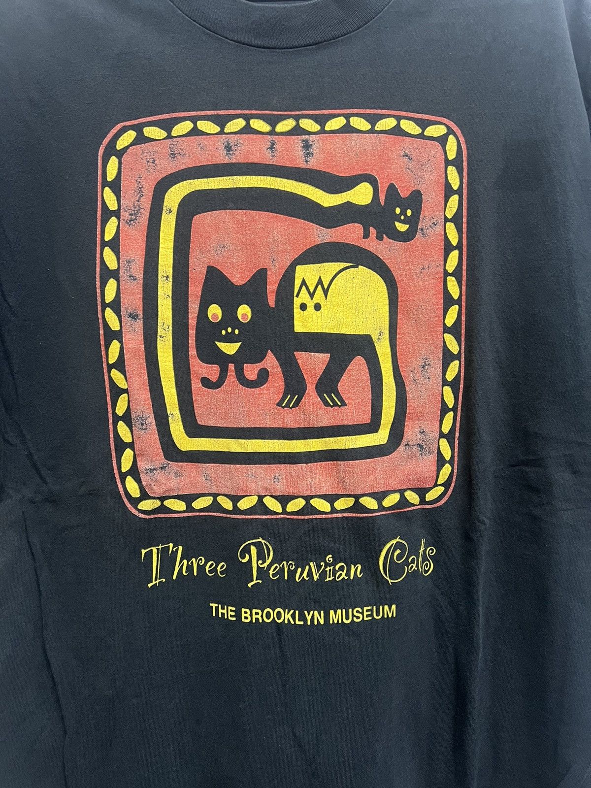 Vintage Vintage Three Peruvian Cats Tee Size US XL / EU 56 / 4 - 2 Thumbnail