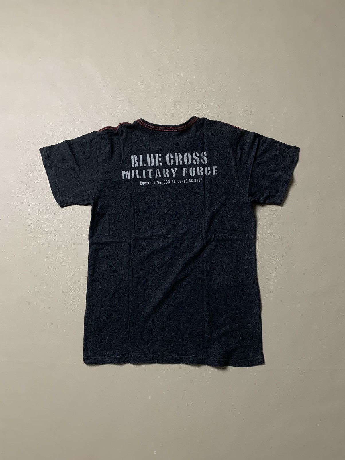 Beauty Beast × If Six Was Nine × Japanese Brand Blue Cross Military Force Tshirt Size US M / EU 48-50 / 2 - 2 Thumbnail