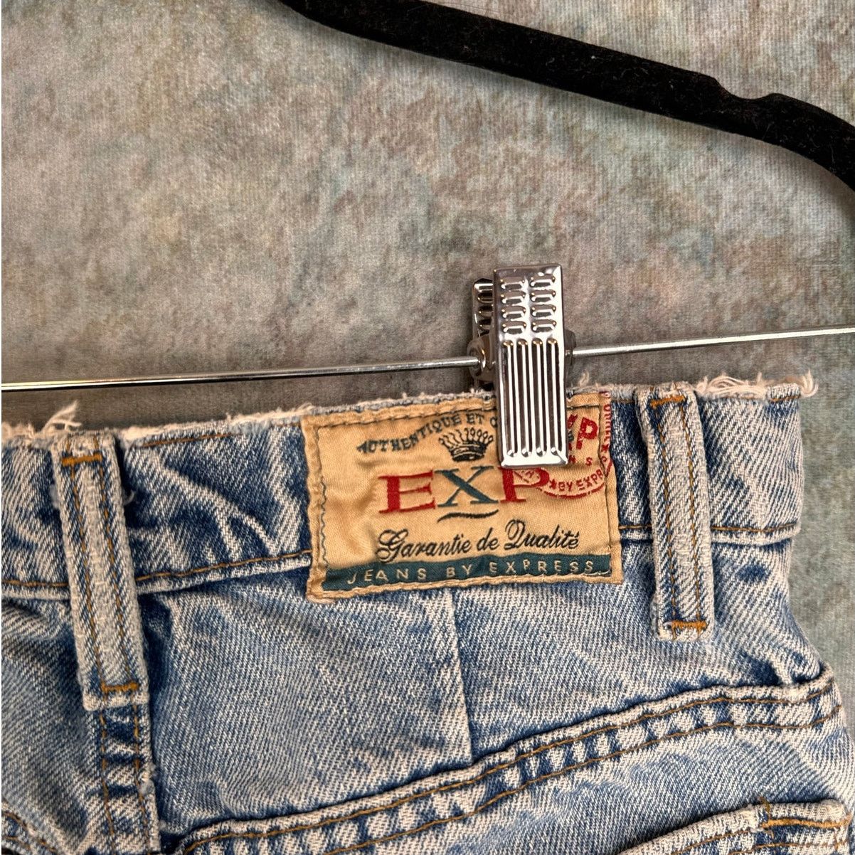 Express VTG 90s Express Denim Jeans Medium Wash Womans Sz 7/8 Retro Size 26" / US 2 / IT 38 - 9 Thumbnail