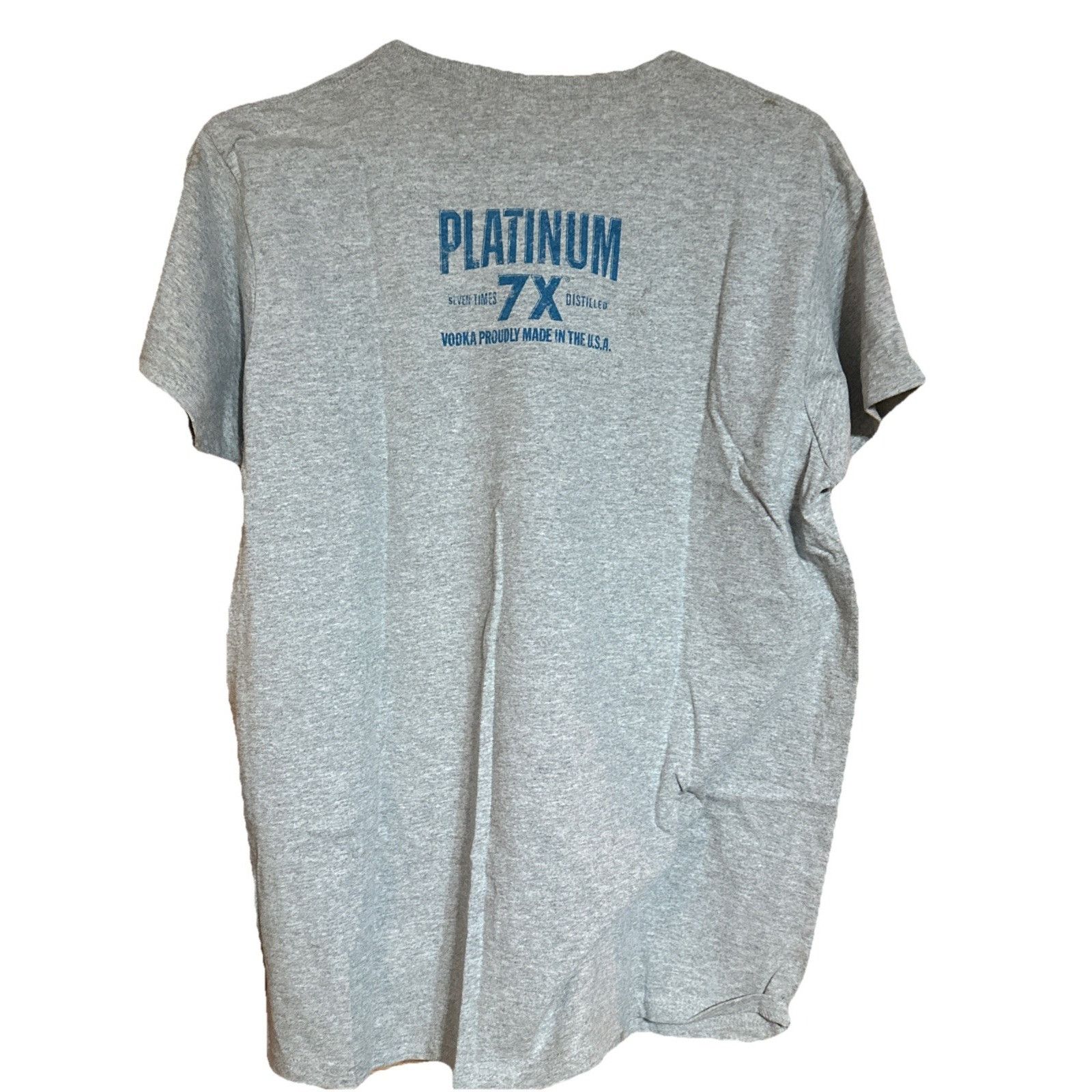 Gildan Platinum 7X Vodka T-Shirt Large Size US L / EU 52-54 / 3 - 2 Thumbnail