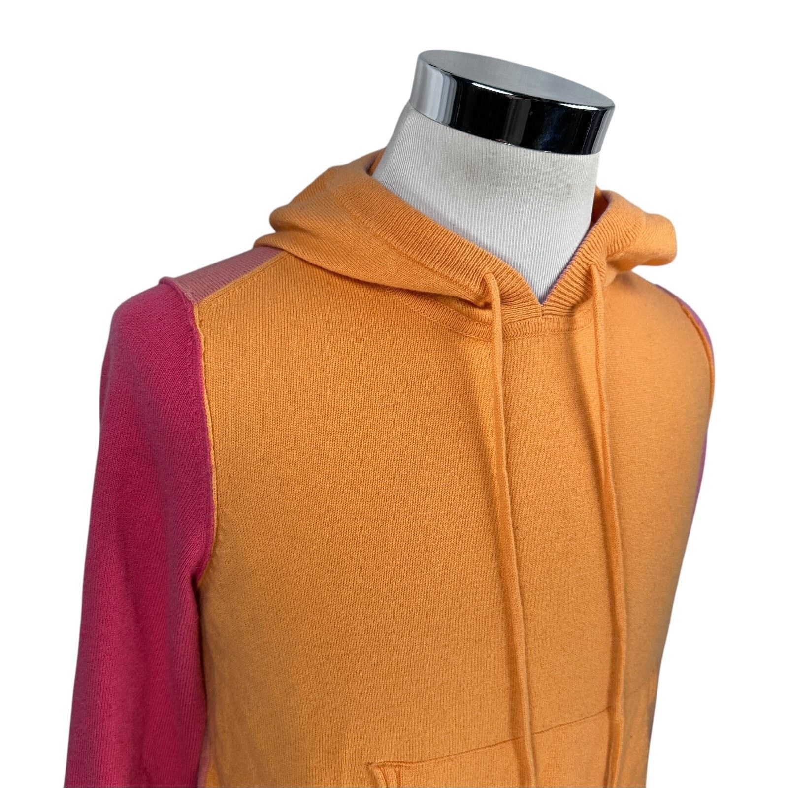Other Collaboration Hoodie Women’s XS Colorblock Orange Sweater Size XS / US 0-2 / IT 36-38 - 2 Thumbnail