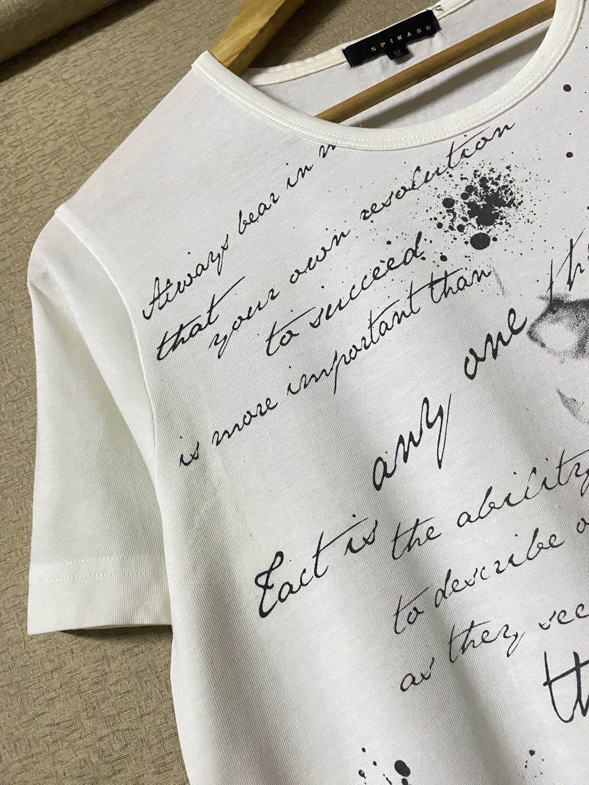 If Six Was Nine × Japanese Brand × Le Grande Bleu (L.G.B.) Japan Spinash Gothic Skulls Blood Scripted Tee Size US M / EU 48-50 / 2 - 3 Thumbnail