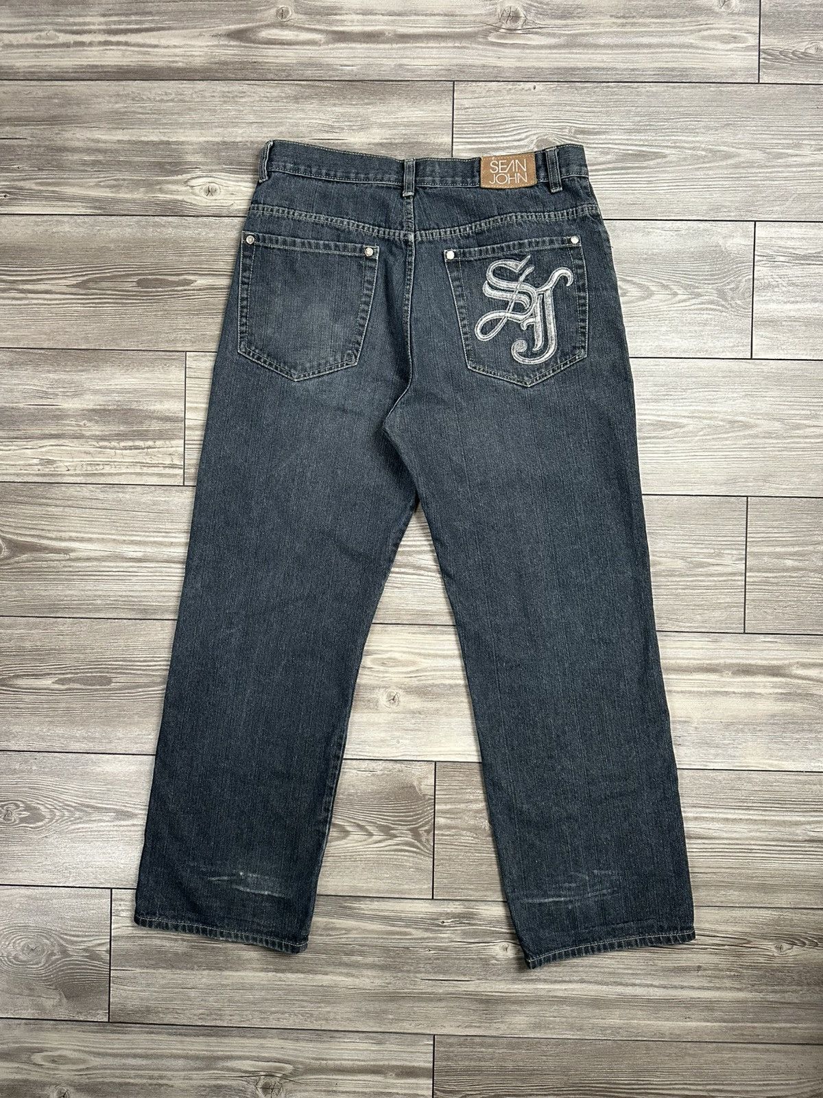 JNCO × Sean John × Vintage Vintage Y2K Sean John Baggy Jeans Size US 36 / EU 52 - 2 Thumbnail