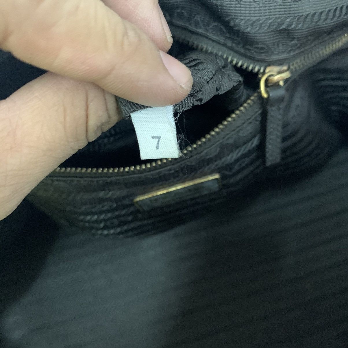 Prada Prada Alma Leather Handbag Size ONE SIZE - 17 Thumbnail