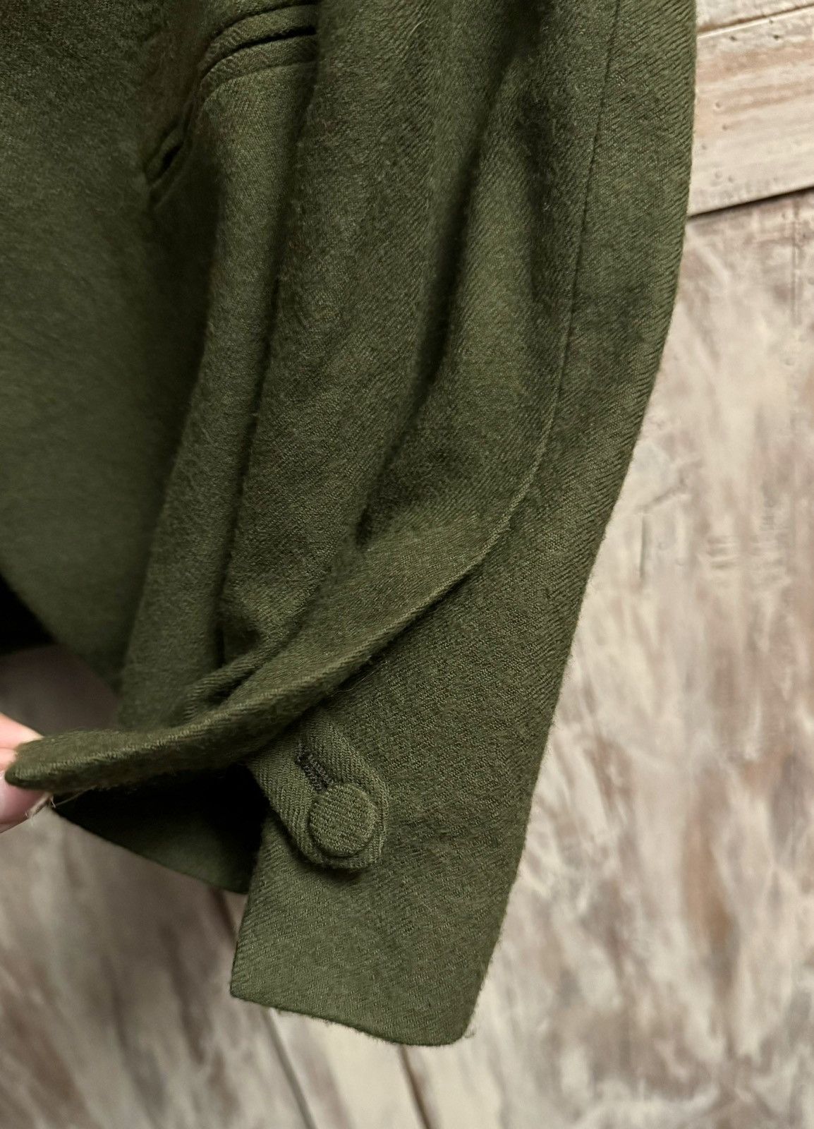 Haider Ackermann haider Ackermann green wool blazer 48 men fitted Size 48S - 7 Thumbnail