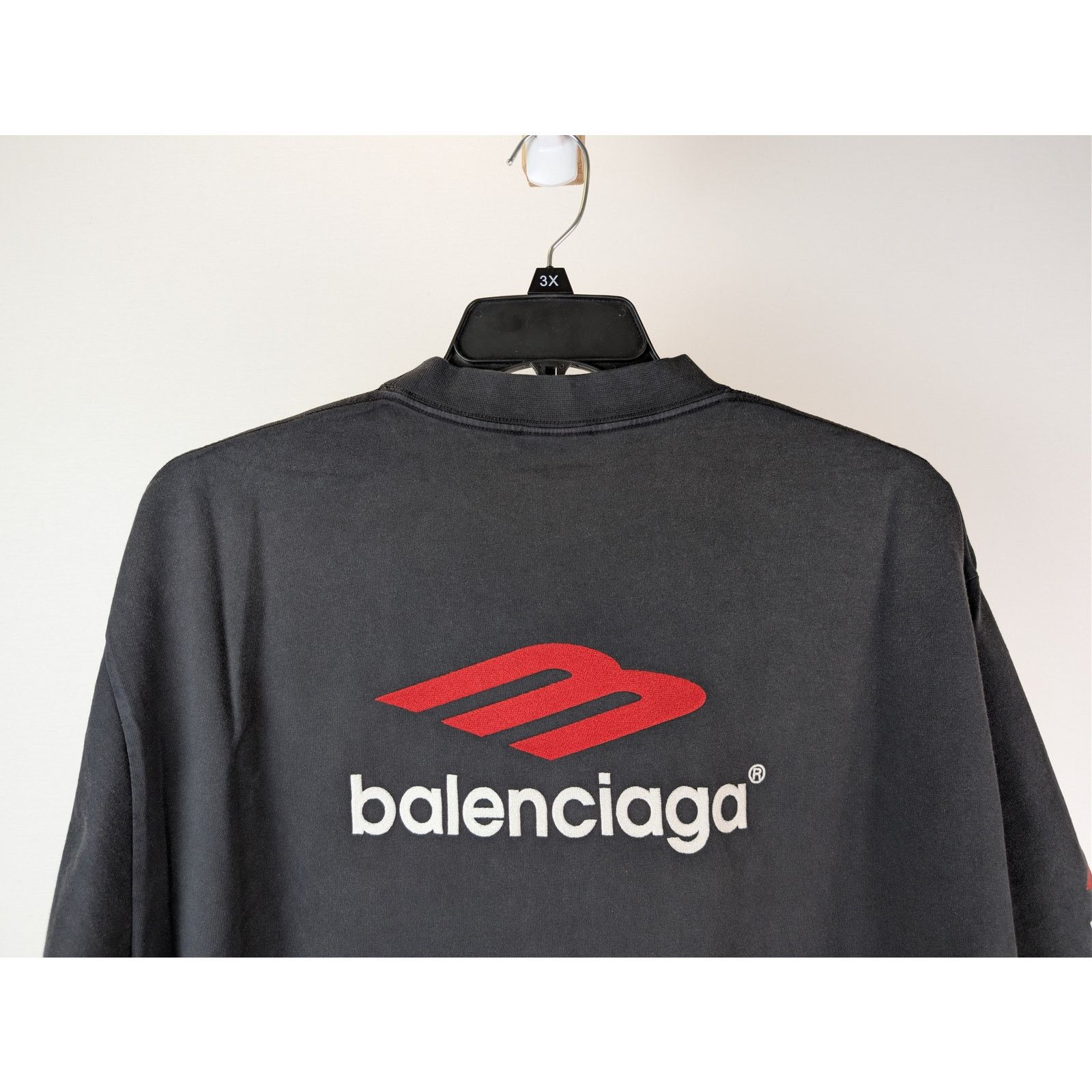 Balenciaga o1rshd1 Medium Fit 3B Sports Icon T-Shirt in Black Size US S / EU 44-46 / 1 - 11 Thumbnail