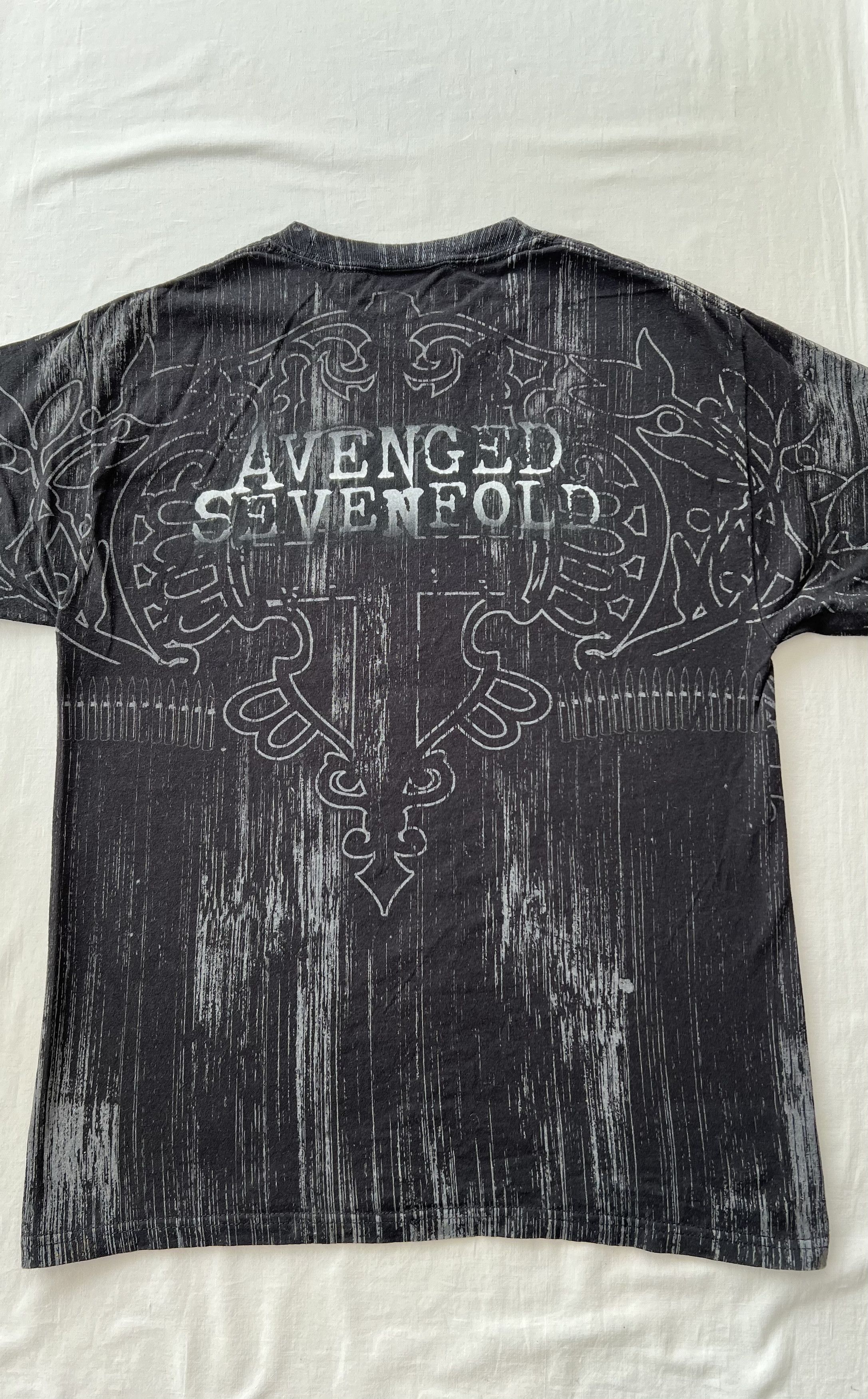 Band Tees Vintage 2011 Avenged Sevenfold Metal Band All Over Print Size US M / EU 48-50 / 2 - 12 Thumbnail