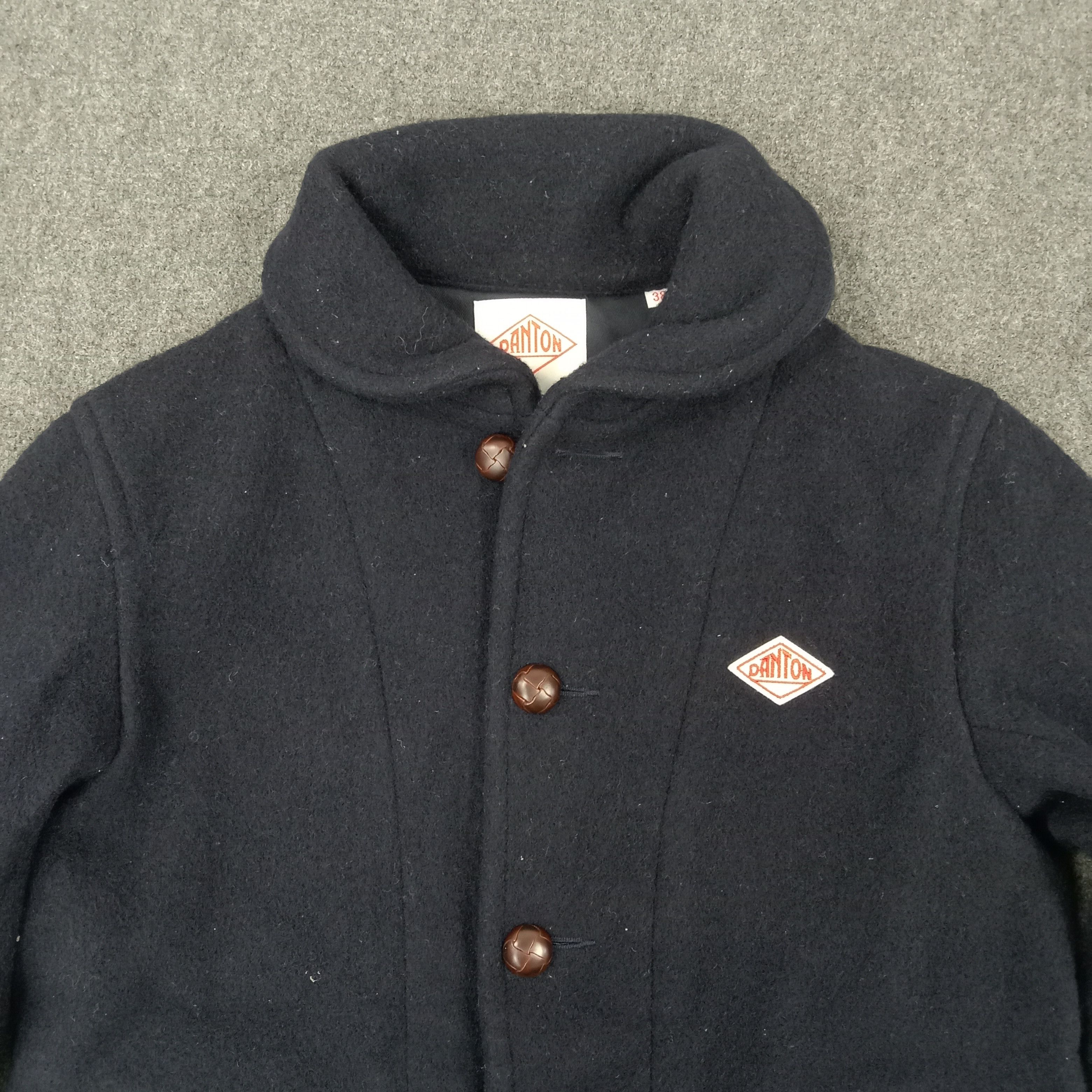 Danton × Vintage Danton Vetements De Travail Rock ciay Wool Jacket C229N18 Size US S / EU 44-46 / 1 - 3 Thumbnail