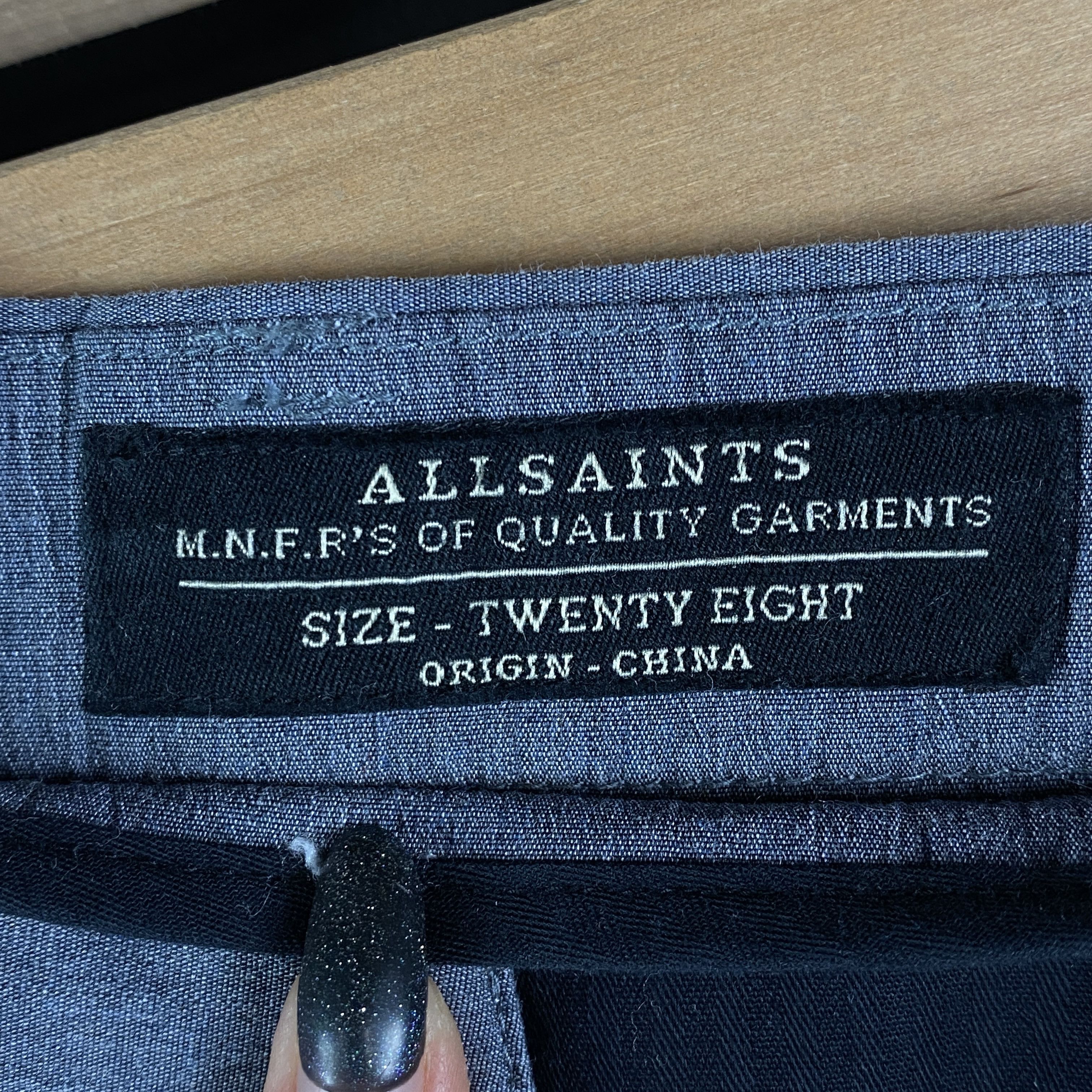 Allsaints Men’s Shorts Allsaints Size 28 Blue Size US 28 / EU 44 - 5 Thumbnail