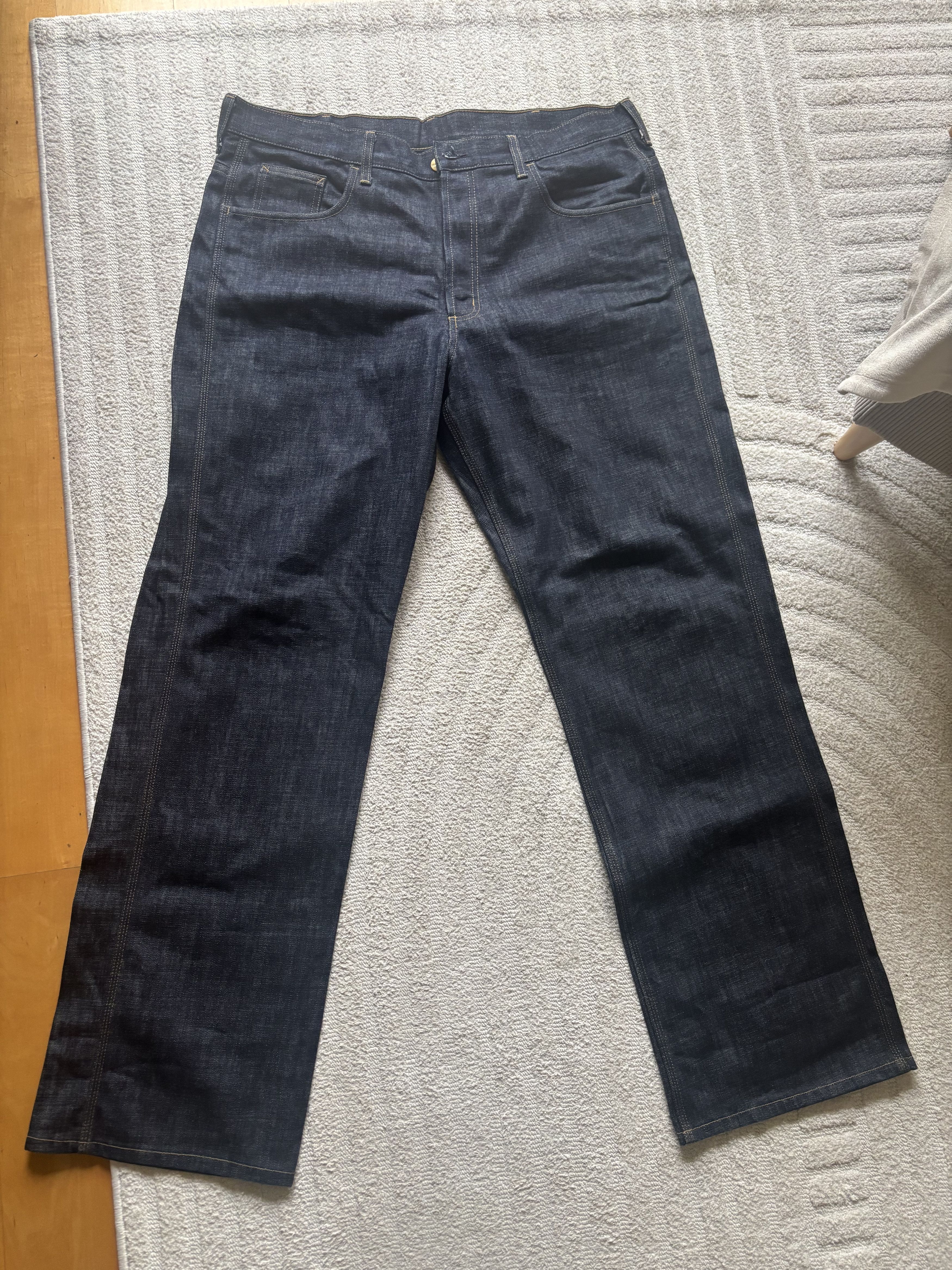 Carhartt Vintage Carhartt Staff Pant Denim Jeans 34x32 Size US 34 / EU 50 - 3 Thumbnail