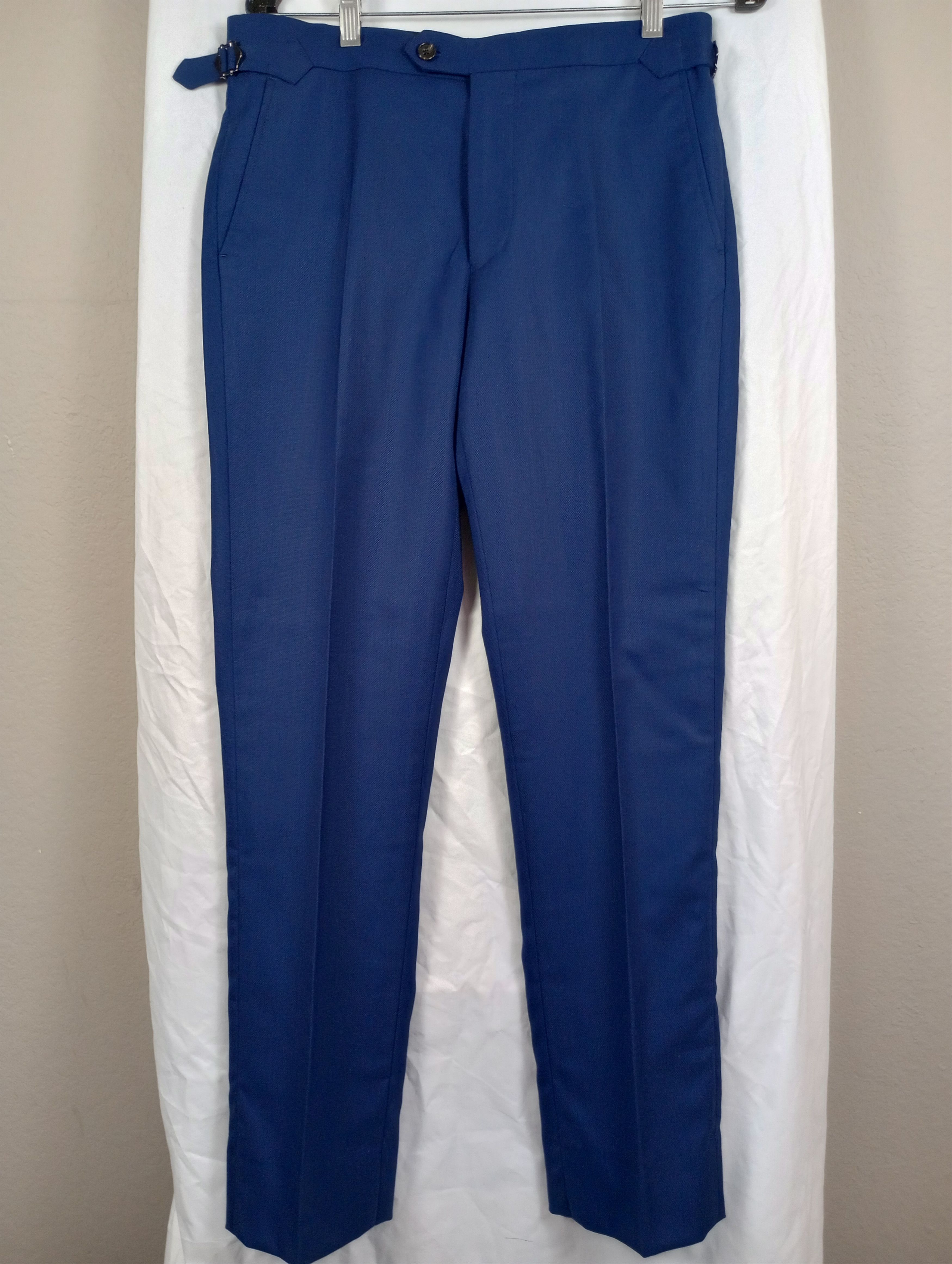 Spier & Mackay Spier And Mackay Slim Trouser W30 - Bright Blue - Side Tabs Size 36R - 1 Thumbnail