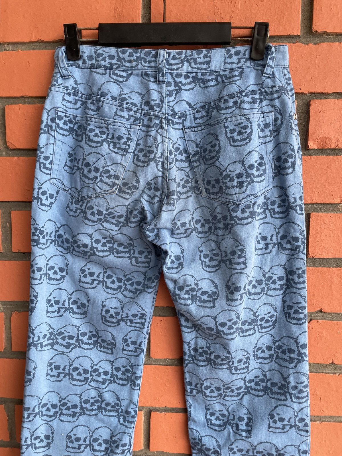 Hysteric Glamour × Japanese Brand Vintage Hysteric Glamour skull printed all over printed Punk Size US 28 / EU 44 - 9 Thumbnail